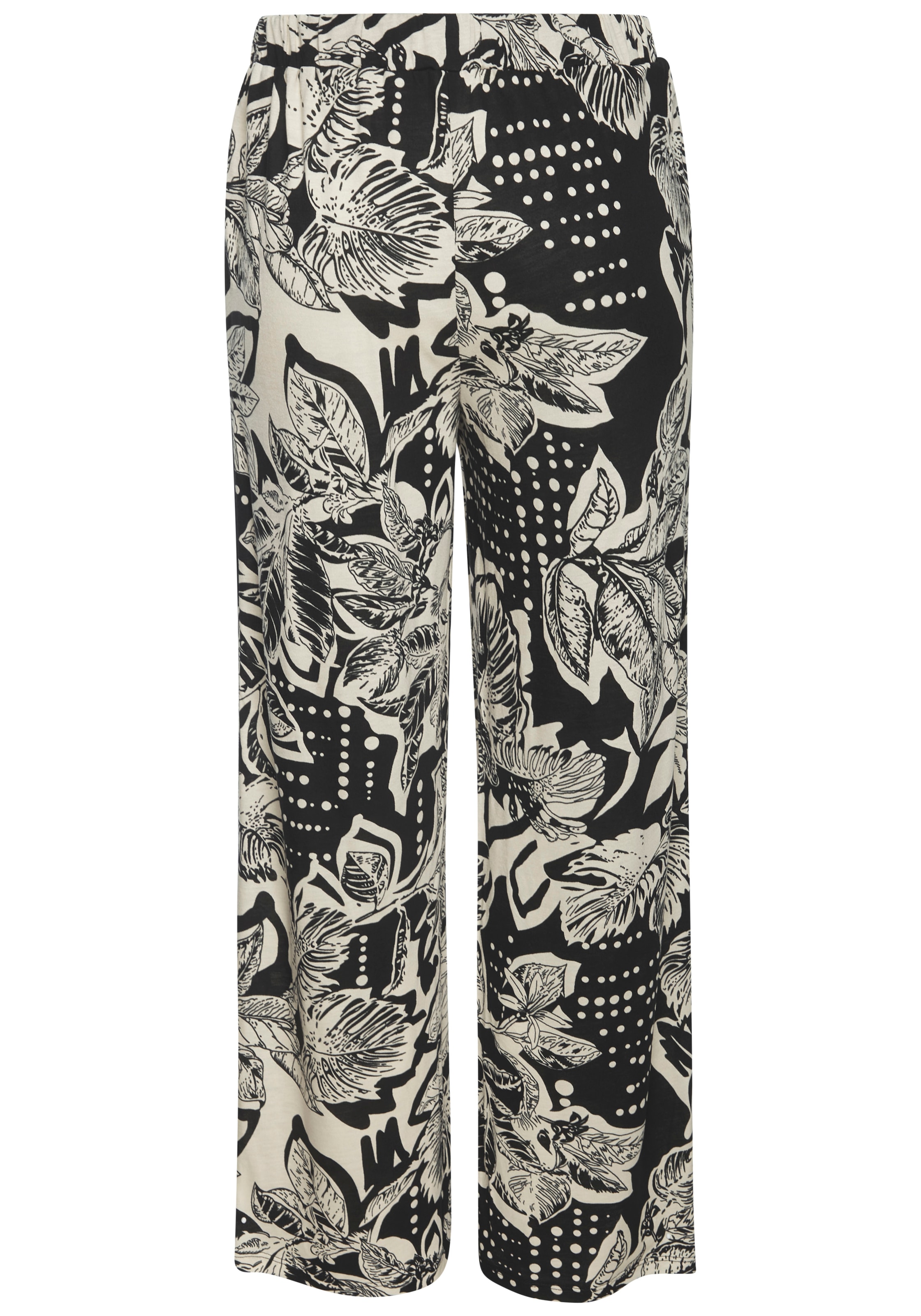 Vivance Pantalon palazzo  mit Alloverdruck aus Jersey