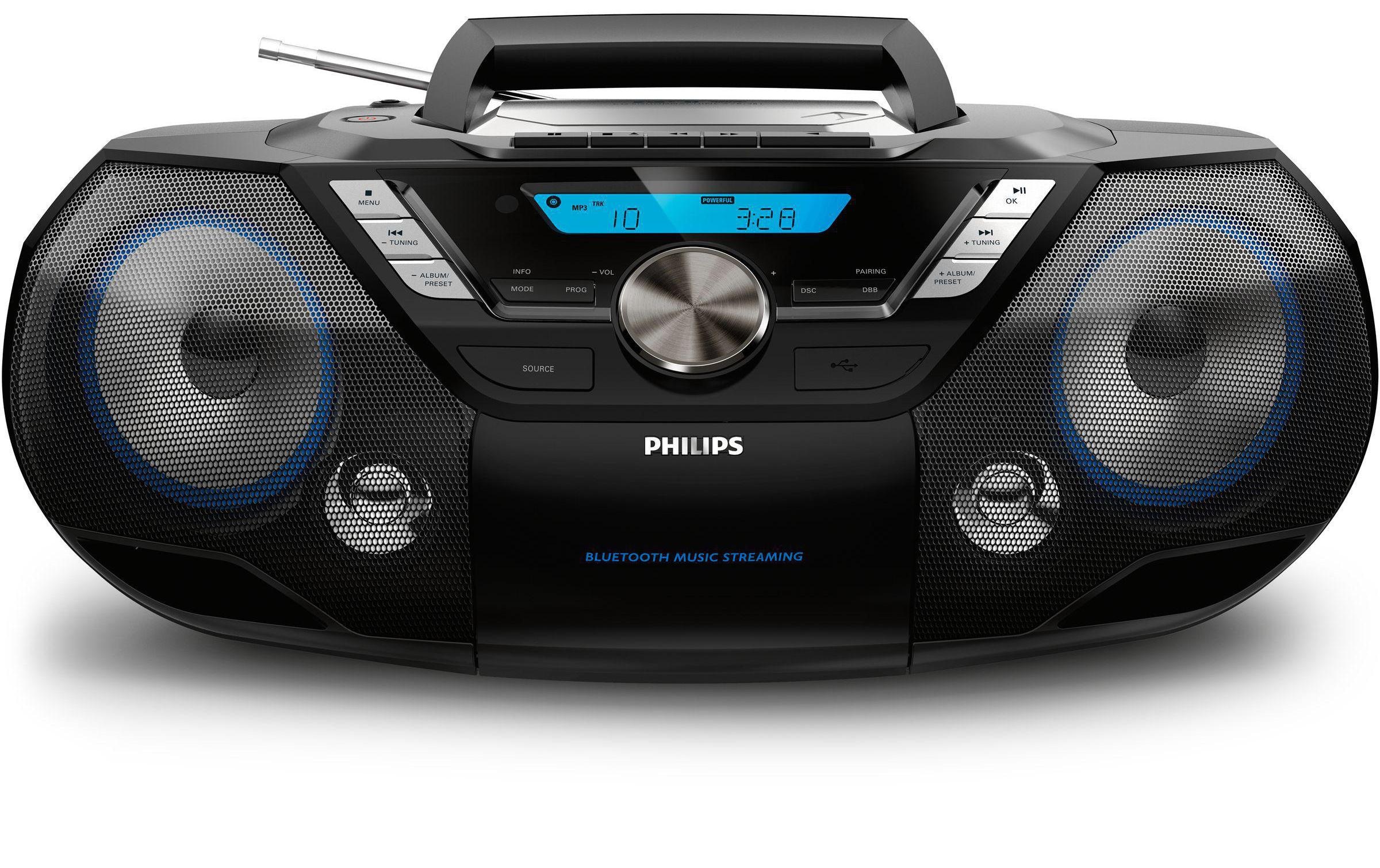 Philips CD-Radiorecorder »AZB798T/12«, (Digitalradio (DAB+)-FM-Tuner)