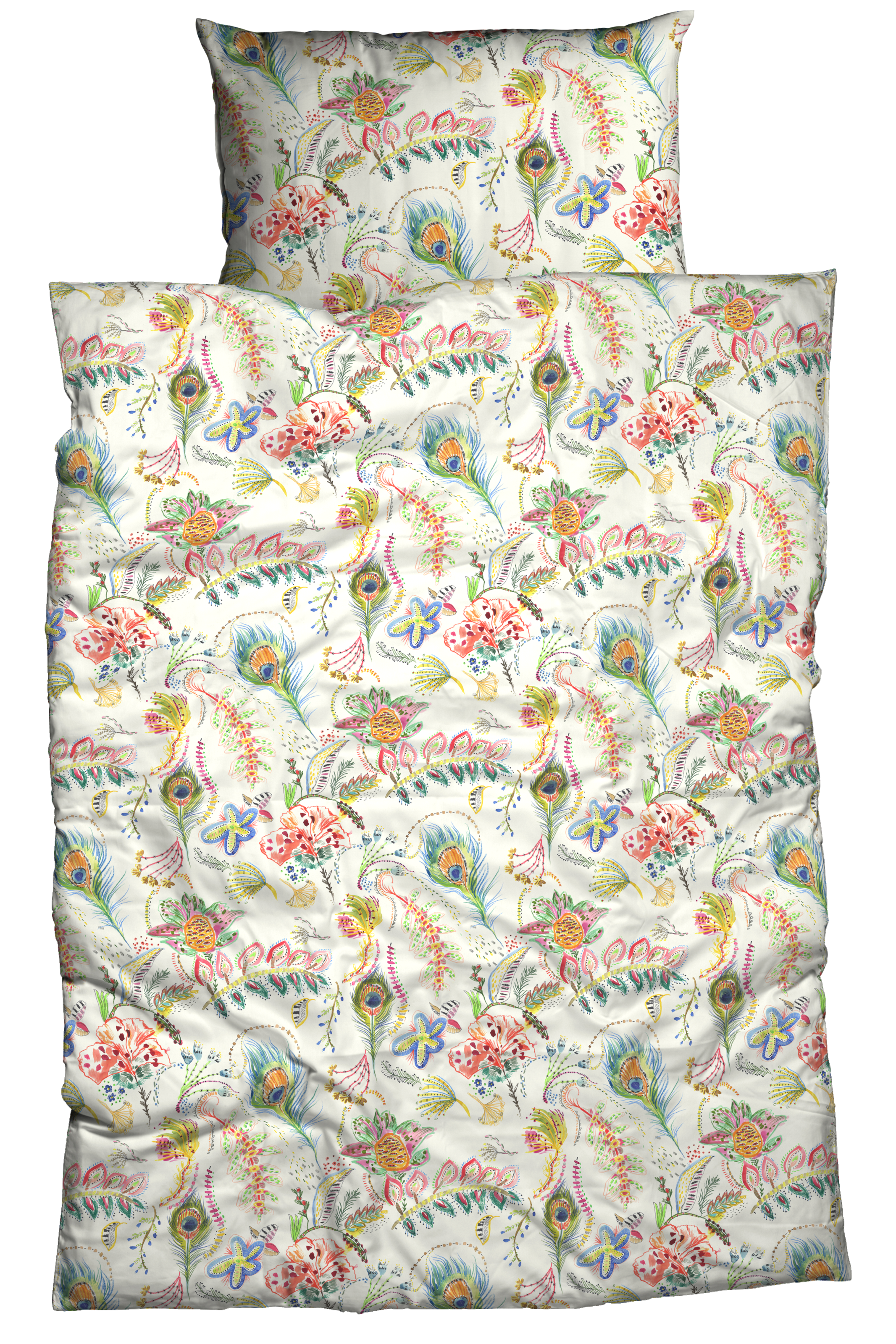 Image of CASATEX Bettwäsche "Clarissa" 2 Stk. frische Farben, verspieltes Design