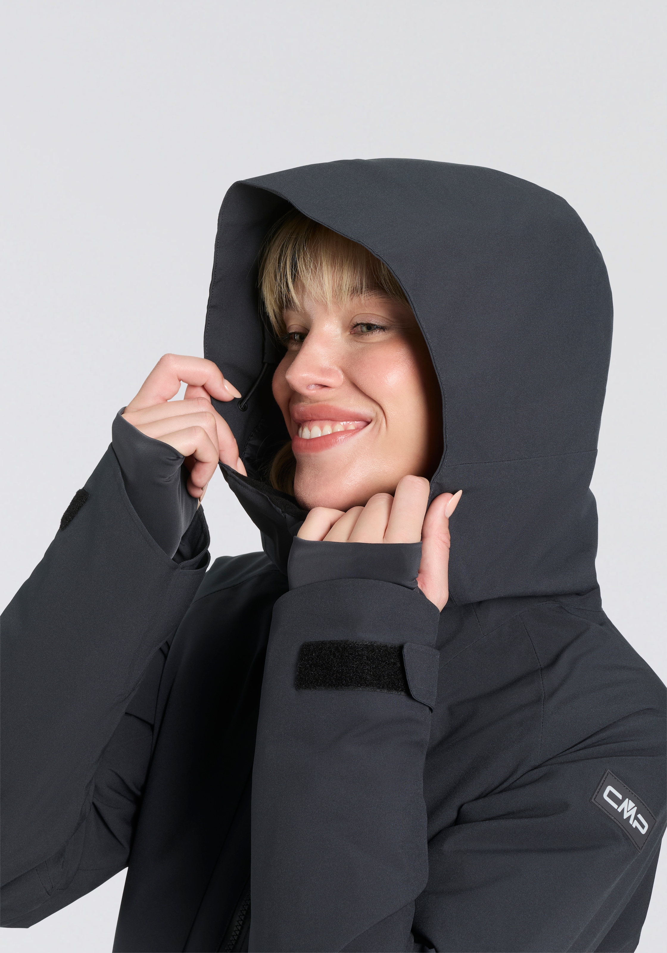 CMP Winterjacke 1 Stk. tlg. mit Kapuze wärmend & winddicht & wasserabweisend