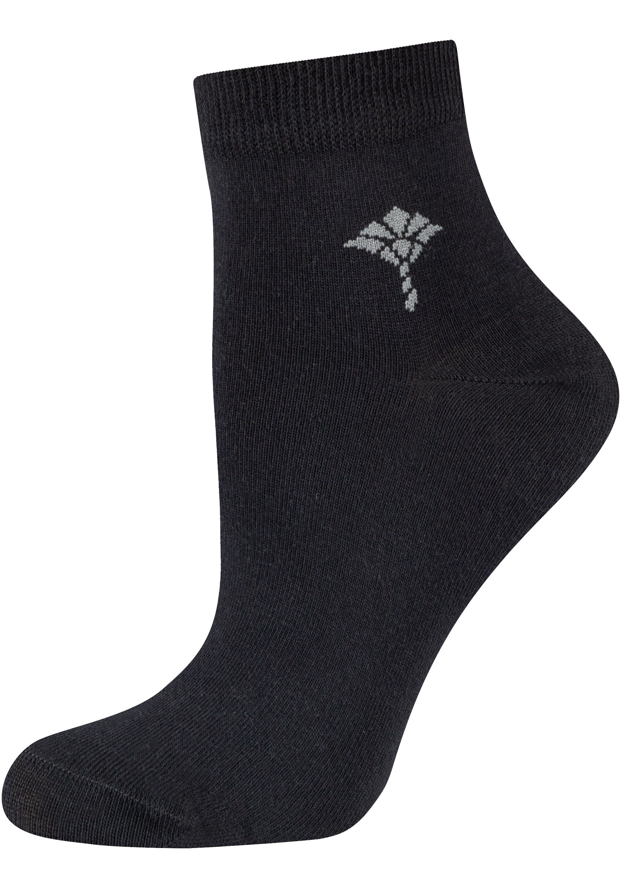 JOOP! Kurzsocken »for your daily glam«, (4 Paar), mit weichem Fussbett
