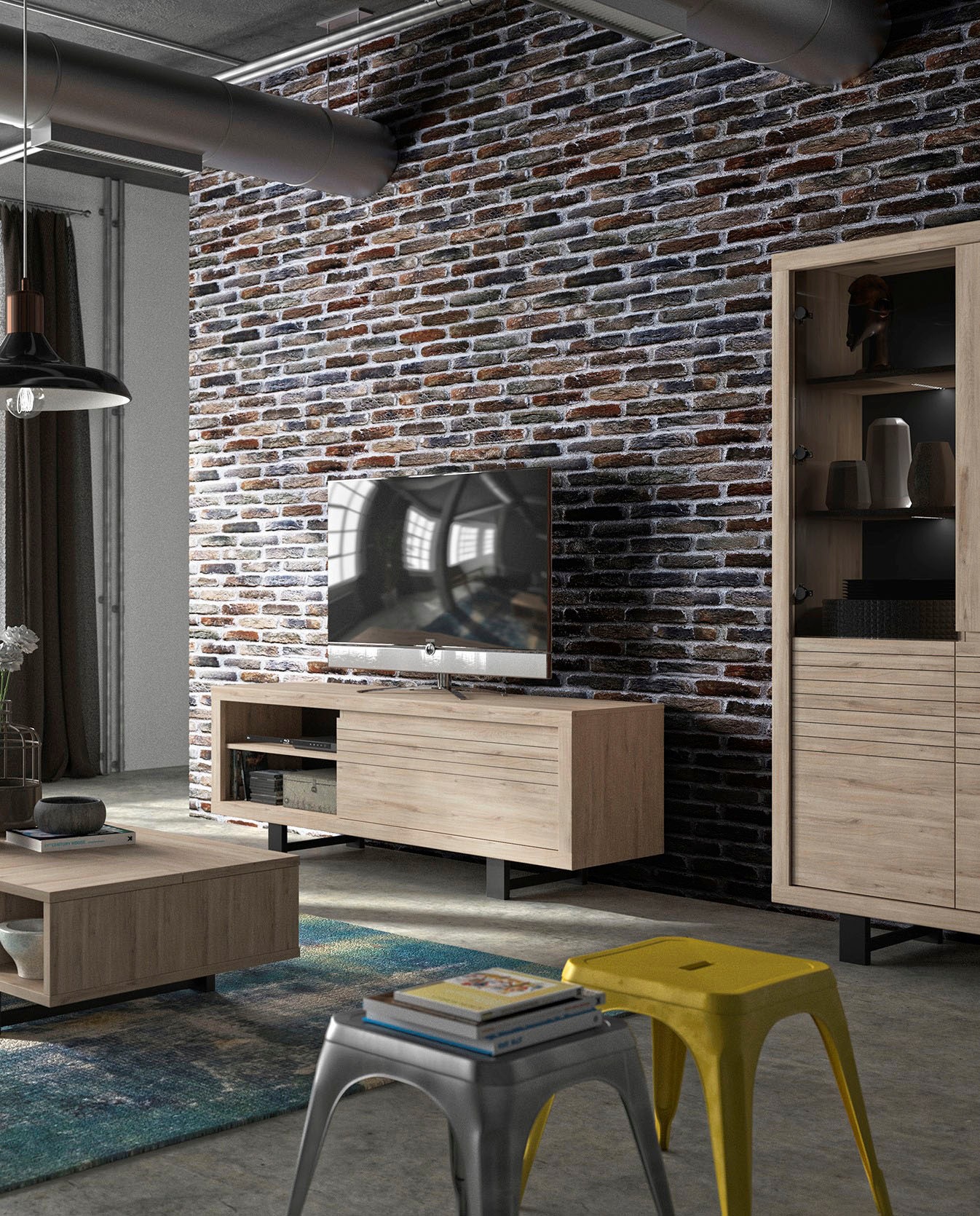 Image of Gami Lowboard »Clay«, mit dekorativen 3D-Elementen bei Ackermann Versand Schweiz