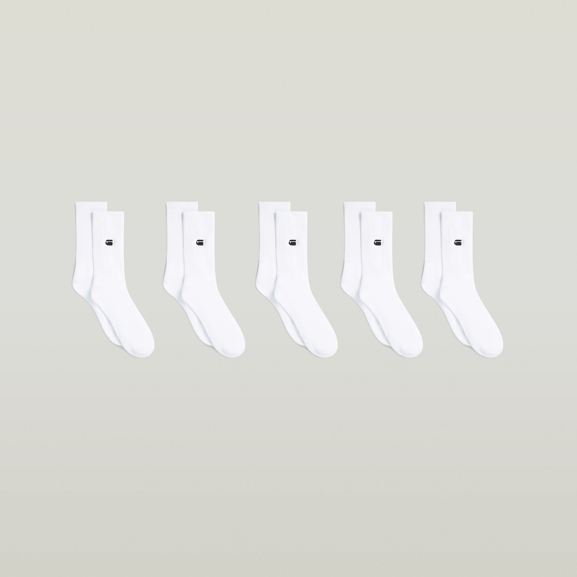 G-STAR Socken »KILN, 5 PACK SPORTS SOCKS« Packung, 5 Paar tlg. unifarben, mit Logostickerei