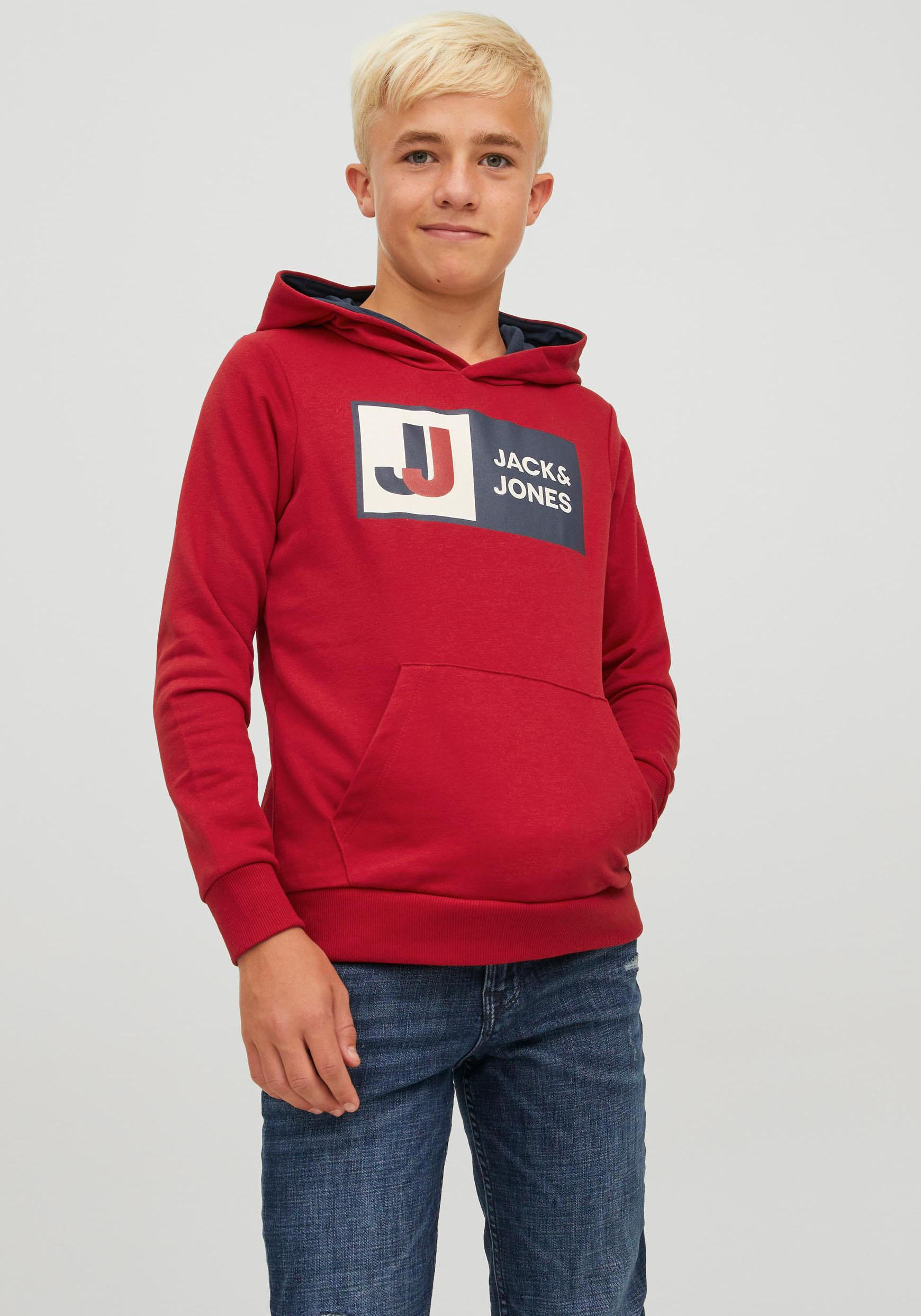 Image of Jack & Jones Junior Kapuzensweatshirt bei Ackermann Versand Schweiz
