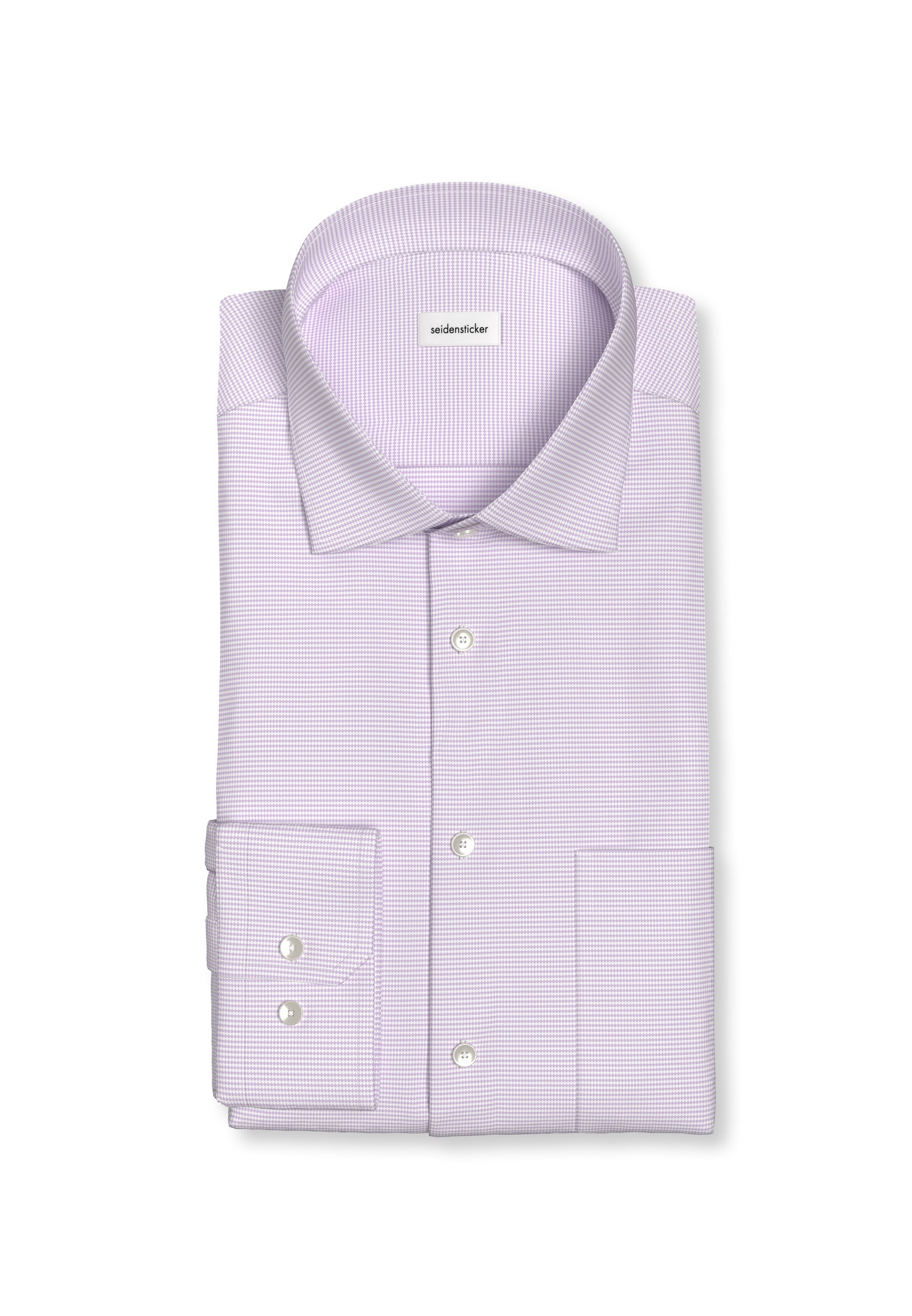 seidensticker Chemise d'affaires »Schwarze Rose« Regular 1/1 Kentkragen Struktur