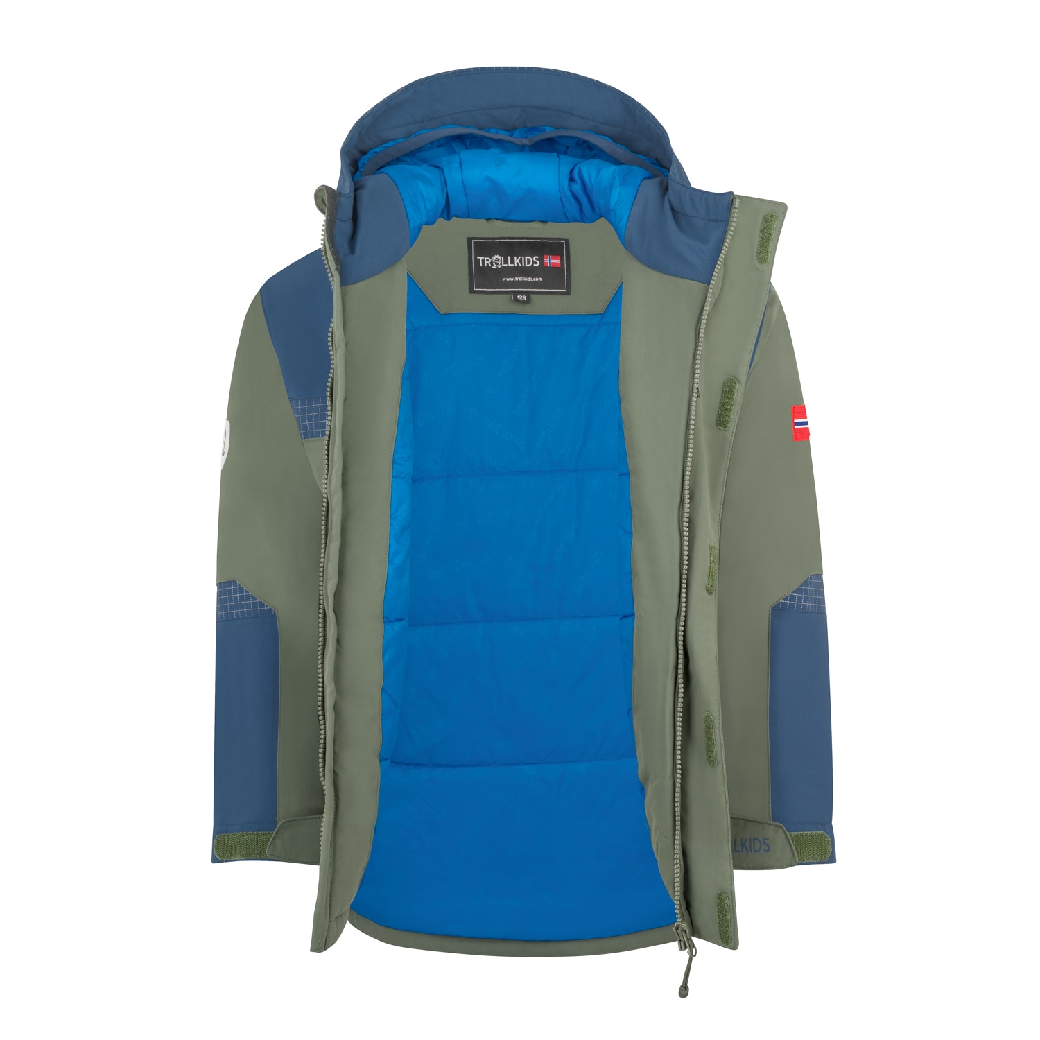TROLLKIDS Veste d'hiver »KIDS FINNMARK JACKET XT« imperméable, coupe-vent, respirant, doublé chaudement