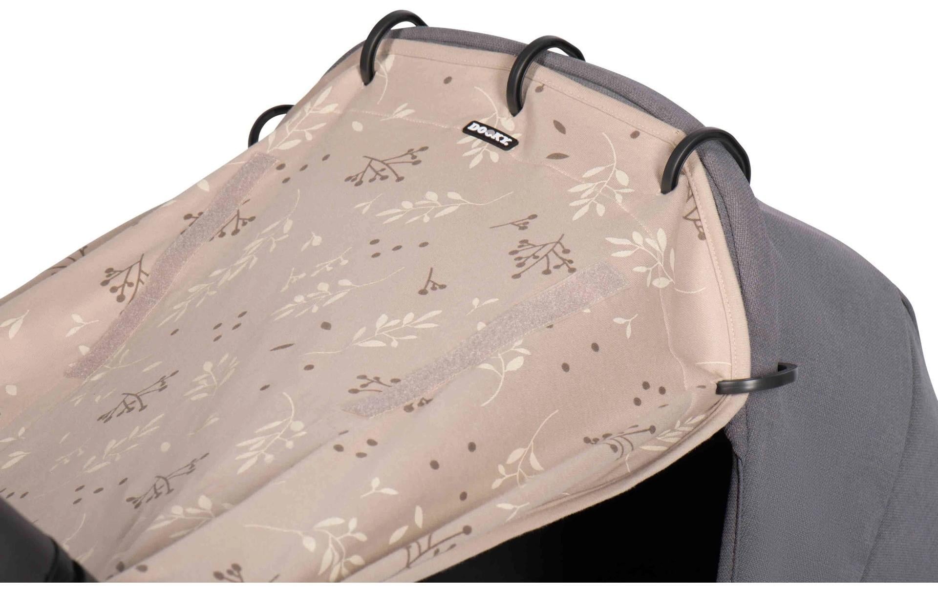 Dooky Housse de protection solaire pour poussette »Universal Cover Romantic Leaves«