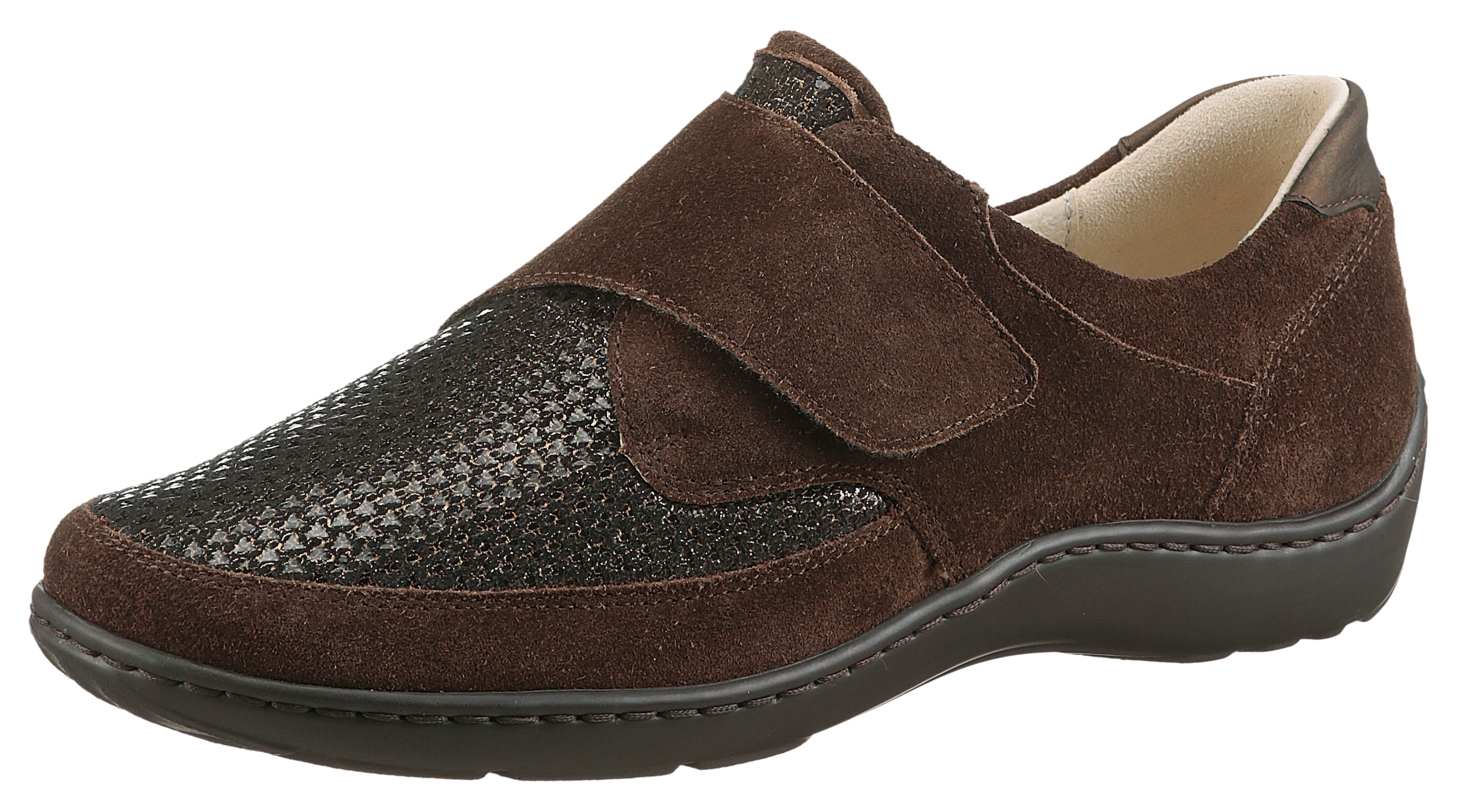 Image of Waldläufer Klettschuh "HENNI-Soft" Bequemschuh, Halbschuh, Sneaker in Komfortweite H (= sehr weit)