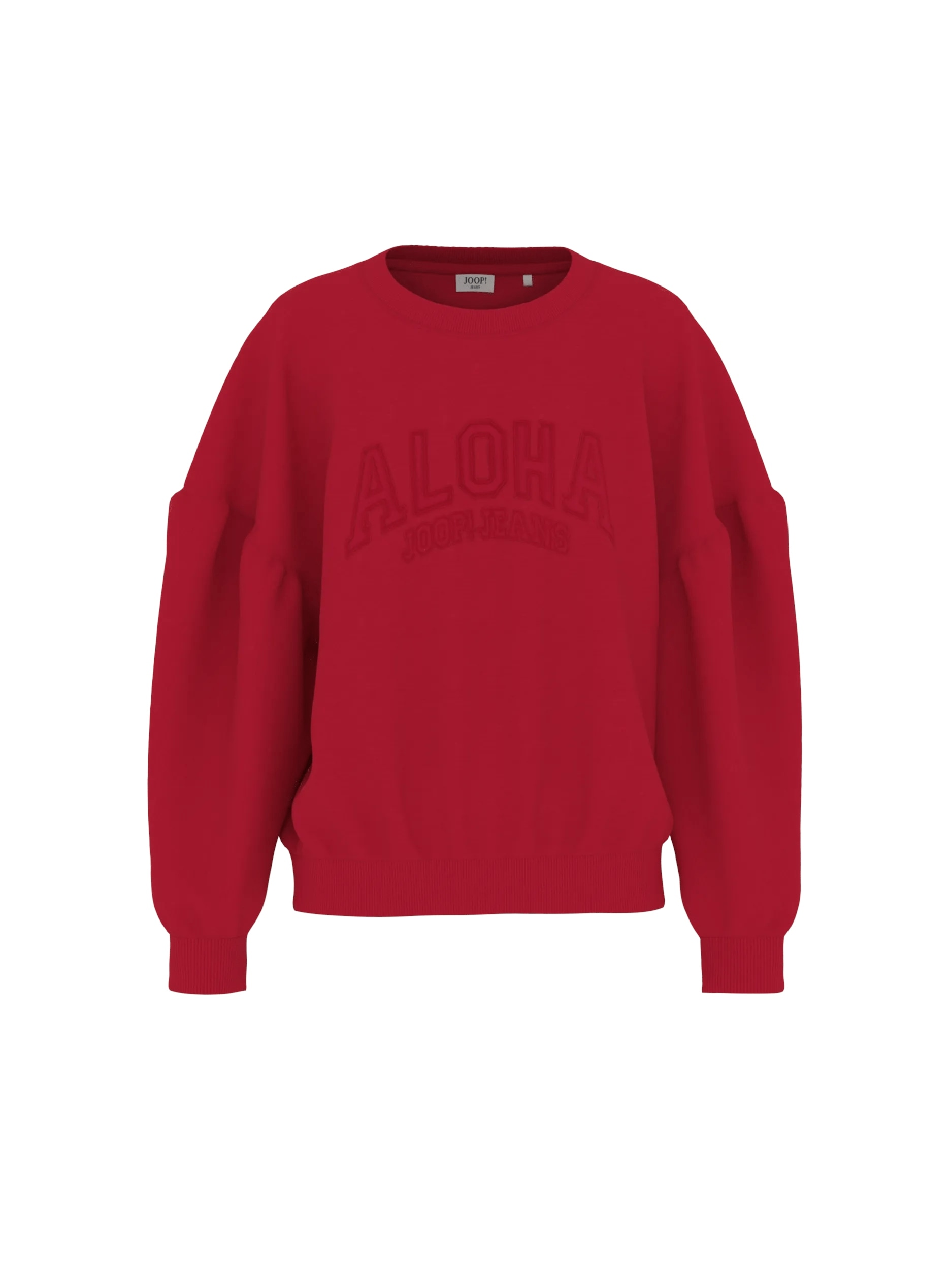 Image of Joop Jeans Sweatshirt "Tian", Ton-in-Ton Stickerei