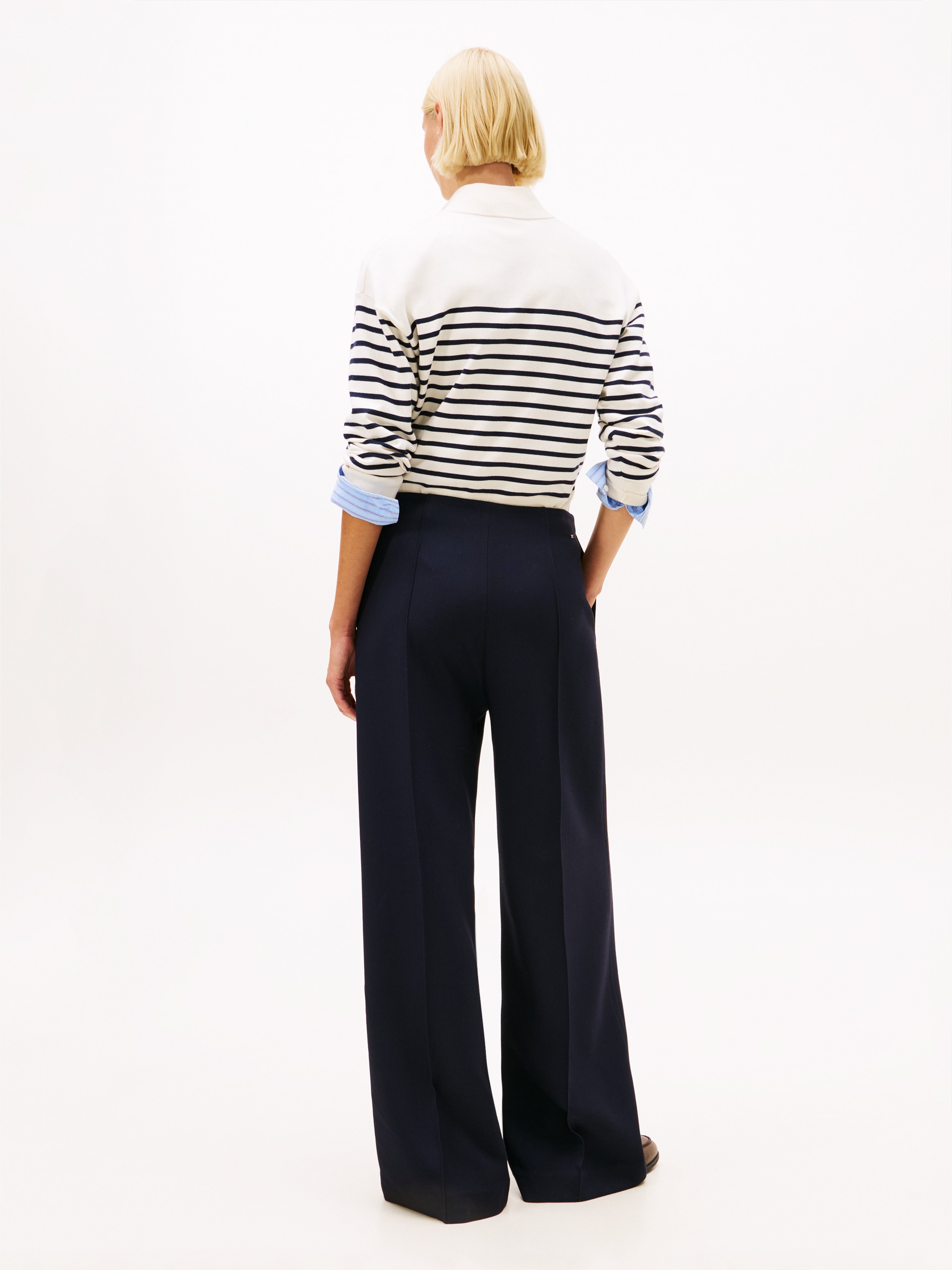 Tommy Hilfiger Pantalon de costume »PUNTO WIDE LEG PANT«