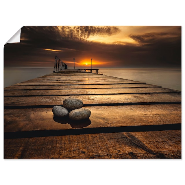 Artland Wandbild »Sonnenaufgang am Schwarzen Meer«, Sonnenaufgang &  -untergang, (1 St.), als Alubild, Leinwandbild, Wandaufkleber oder Poster  in versch. Grössen acheter confortablement