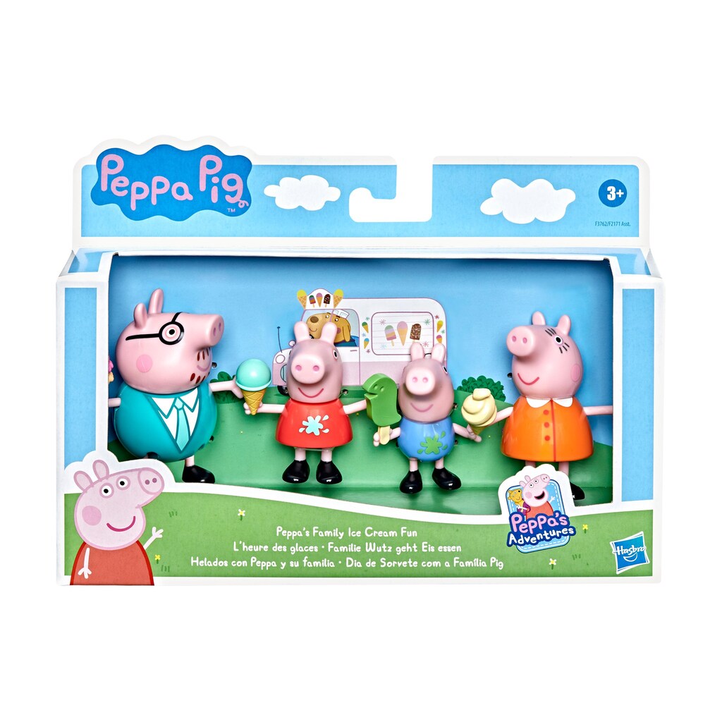 Hasbro Spielfigur »Pig Familie Wutz geht Eis essen«