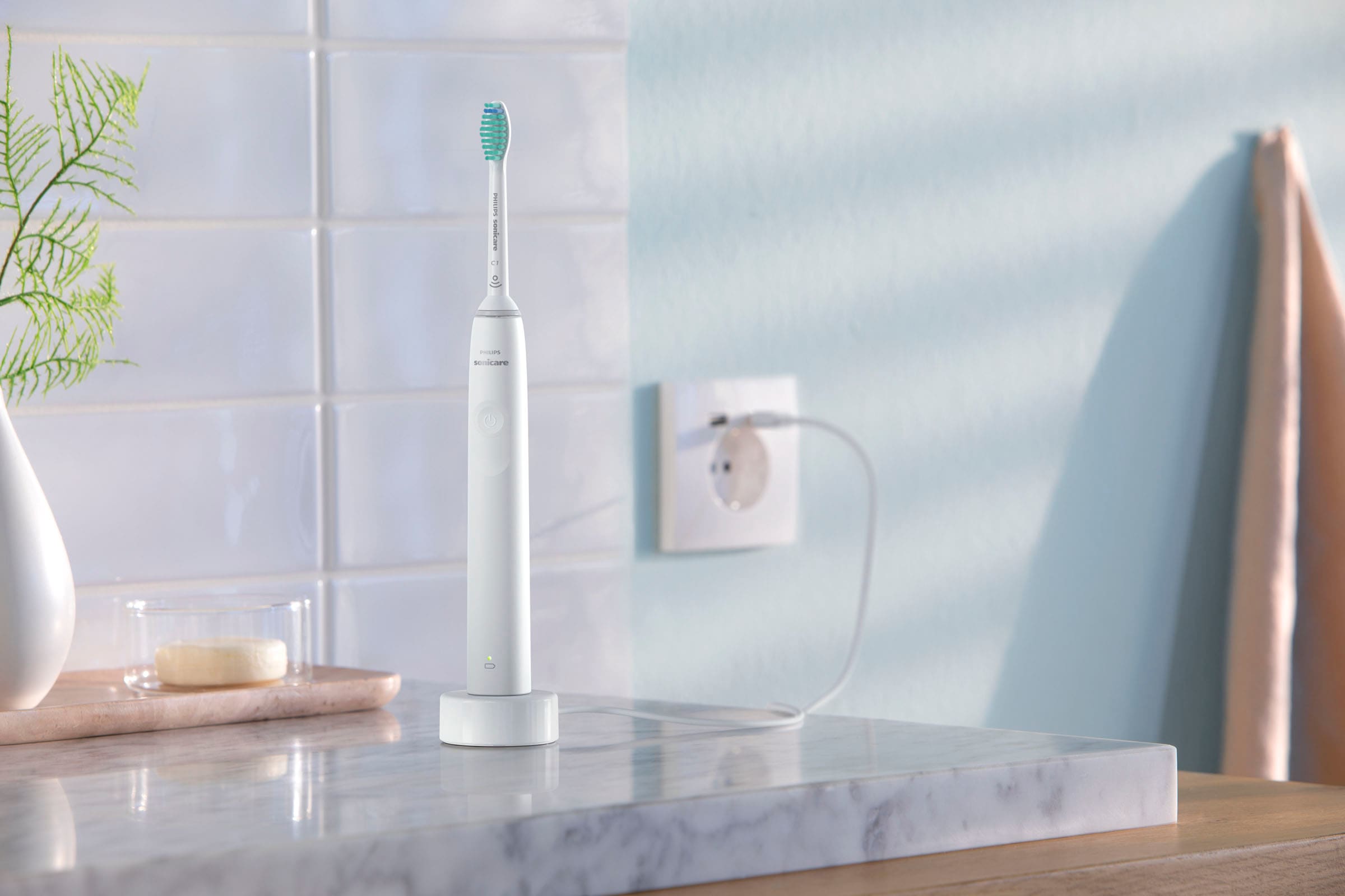 Philips Sonicare Brosse à dents électrique »Series 3100 HX3673« 1 cuis Aufsteckbürsten mit Schalltechnologie, 4-Quadranten-Timer und 2-Minuten-Timer