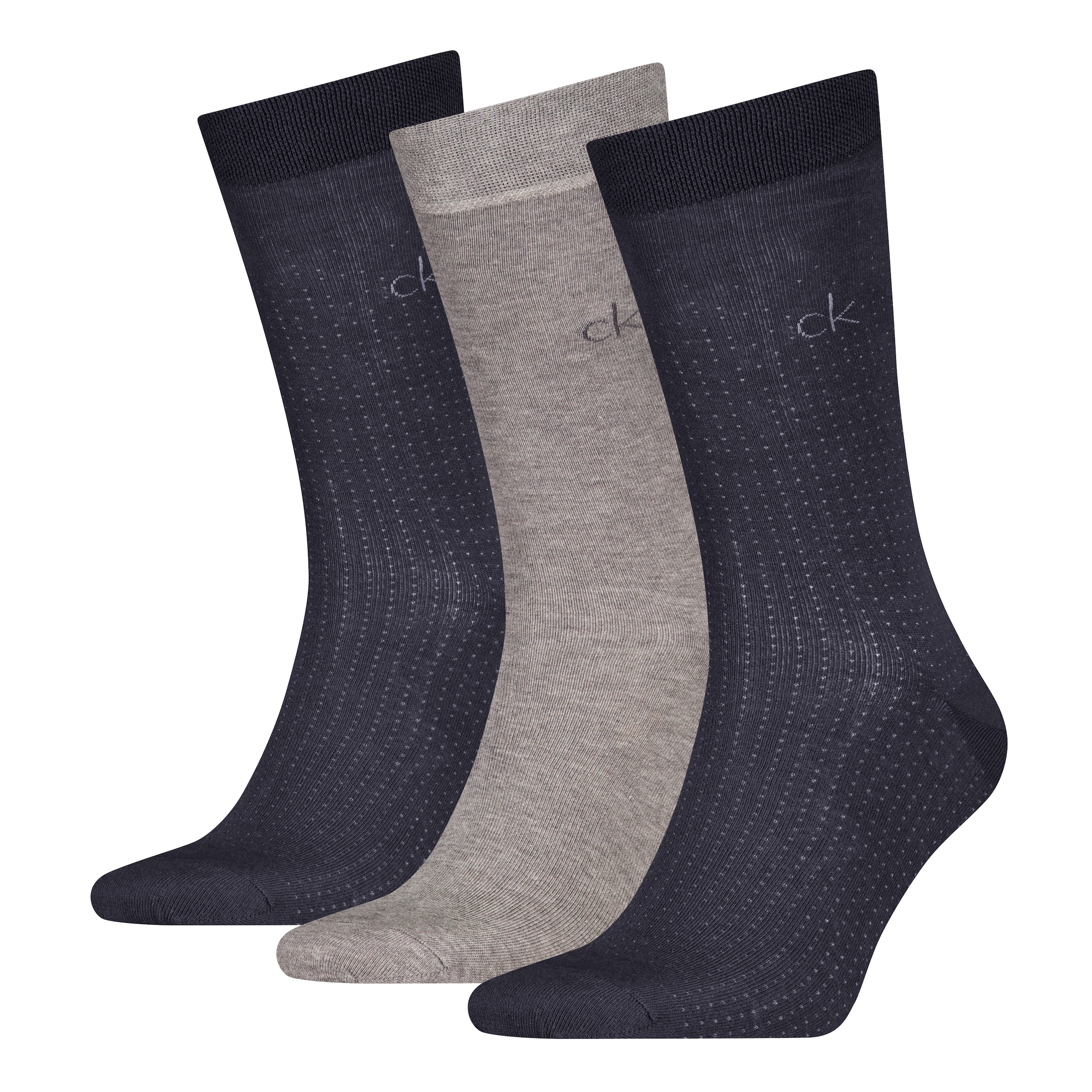Image of Calvin Klein Socken "CK MEN SOCK 3P GIFTBOX DROPNEEDLE GRID" 3er Pack