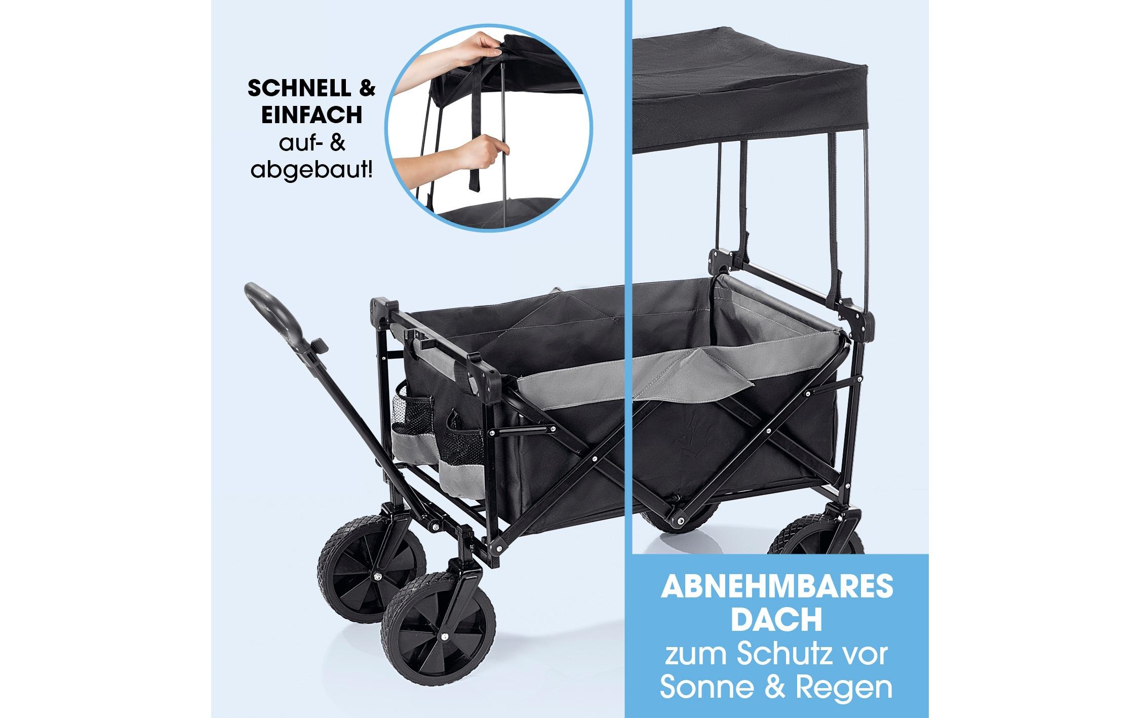 EASYmaxx Bollerwagen »faltbar, mit Dach«