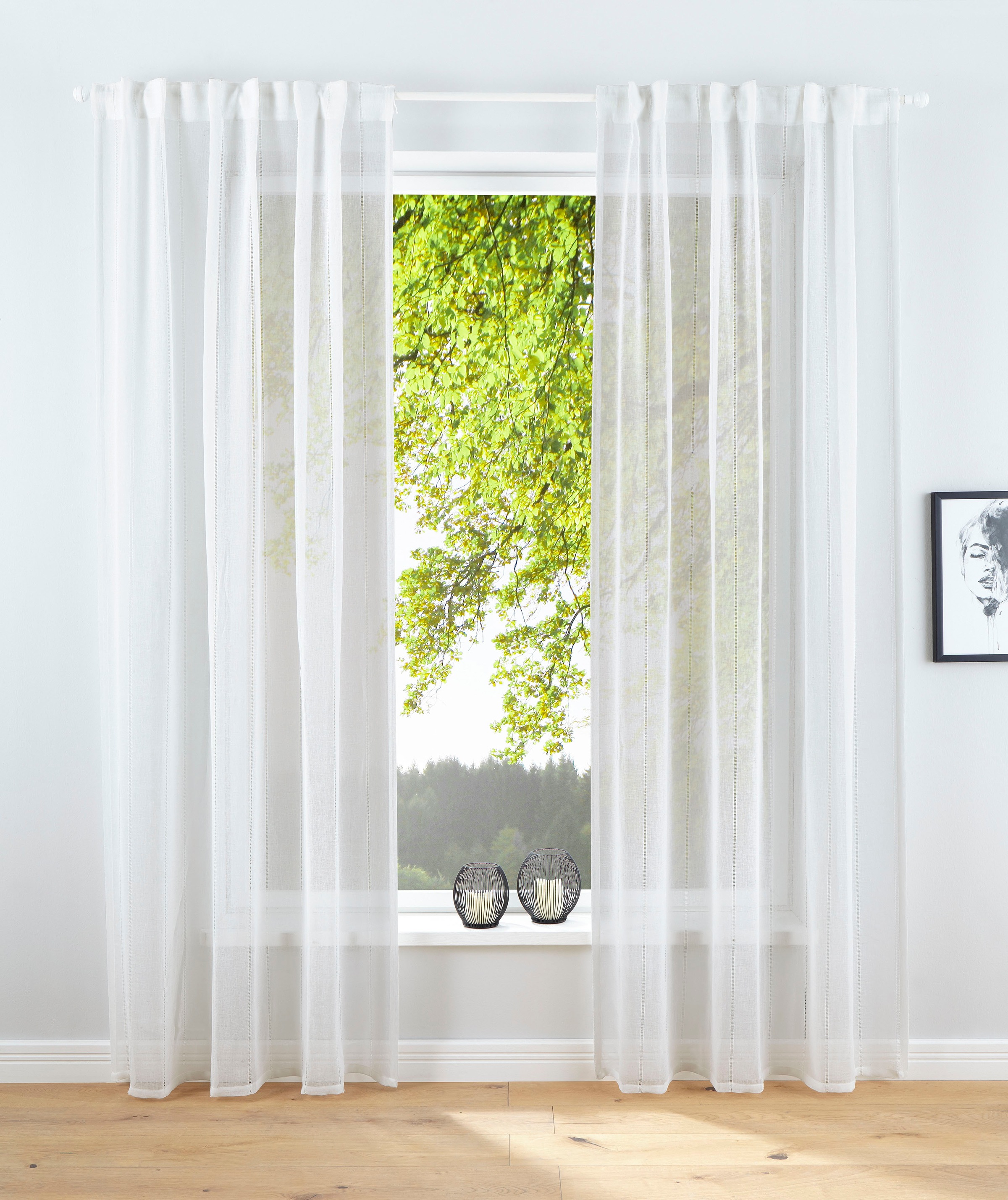 Image of Guido Maria Kretschmer Home&Living Gardine »Gauri«, (1 St.), transparent bei Ackermann Versand Schweiz