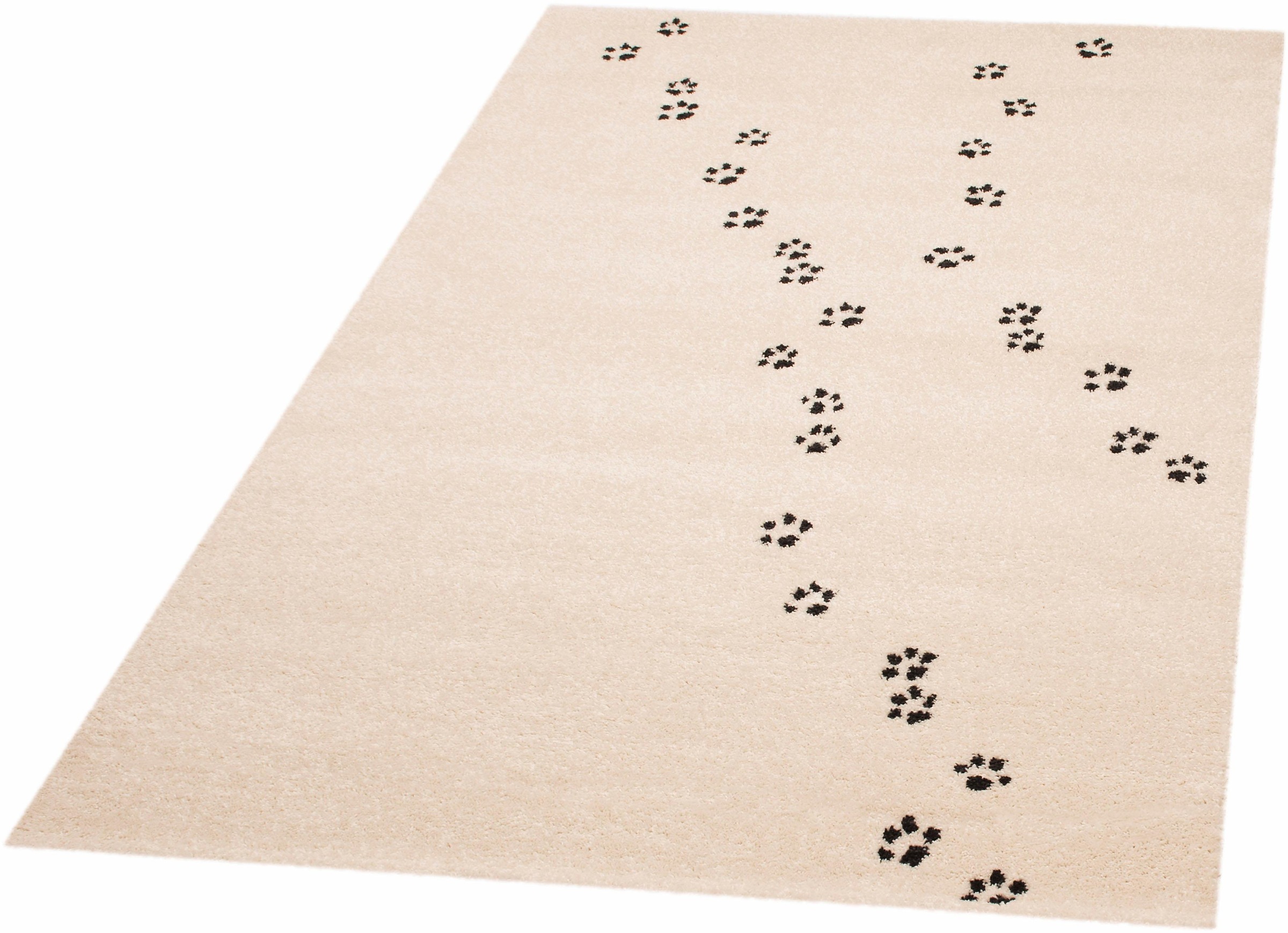 Image of Zala Living Teppich »Paw Prints Ted«, rechteckig, 8 mm Höhe, Spielunterlage, besonders weich durch Microfaser bei Ackermann Versand Schweiz