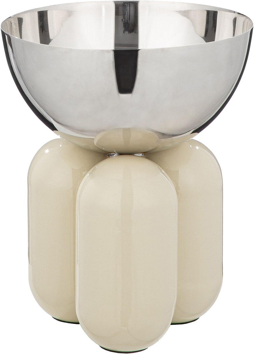 Image of GILDE Schale "Deko-Schale Lille creme" 1 aus Eisen