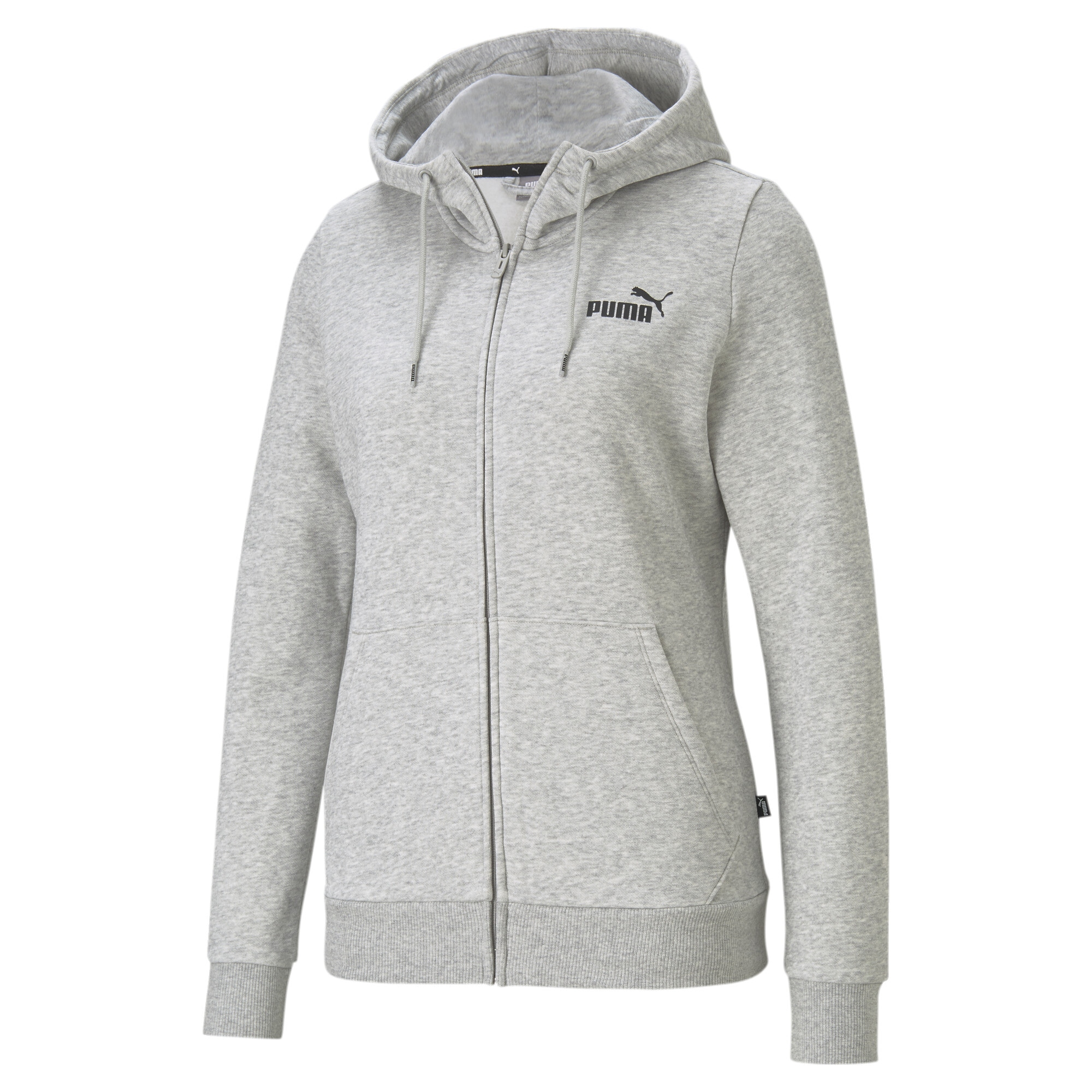 PUMA Kapuzensweatjacke »ESS SMALL LOGO FULL-ZIP HOODIE FL«