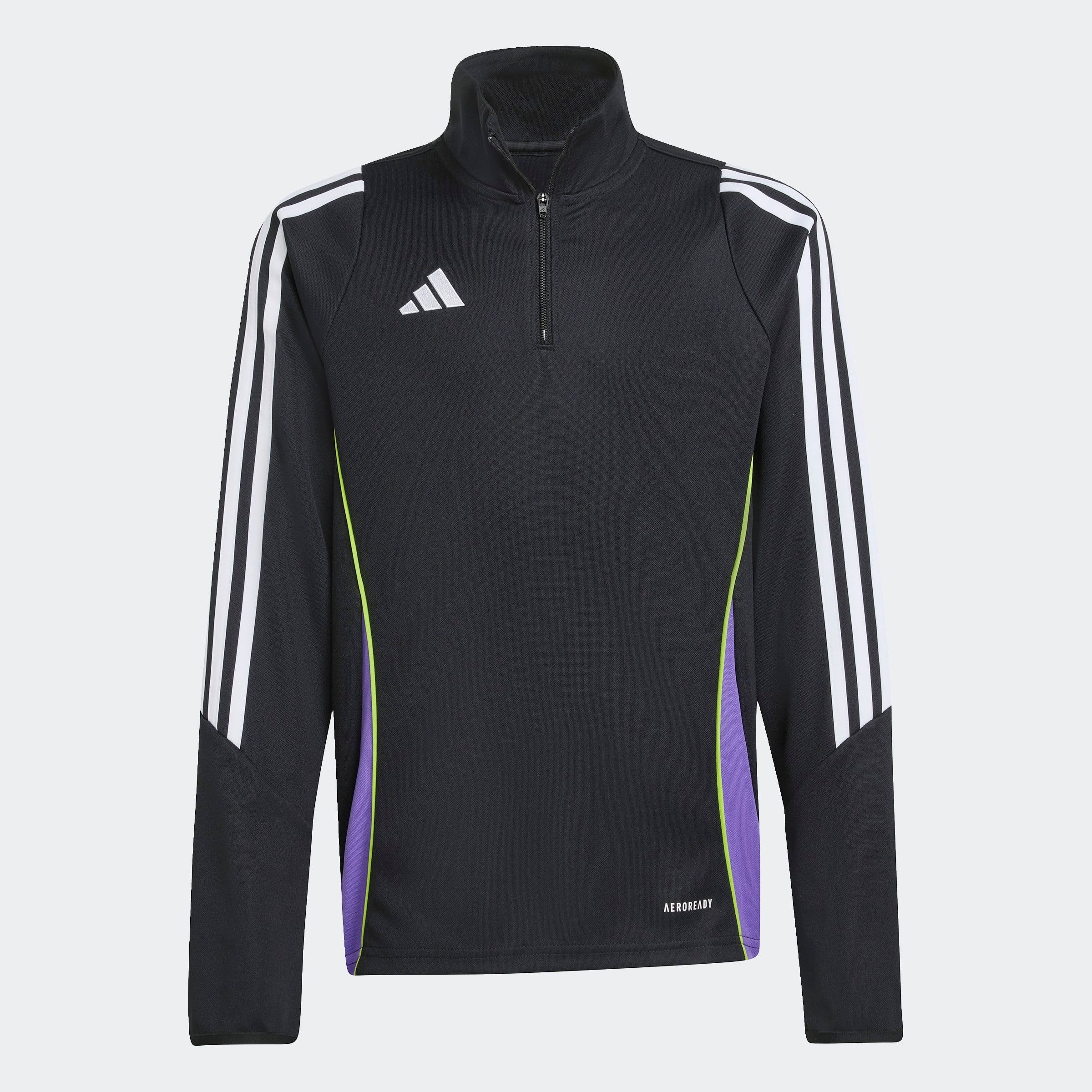 adidas Performance T-shirt d'entraînement »TIRO 24 KIDS TRAININGSOBERTEIL« schmaler Schnitt, mit Reissverschluss, atmungsaktiv