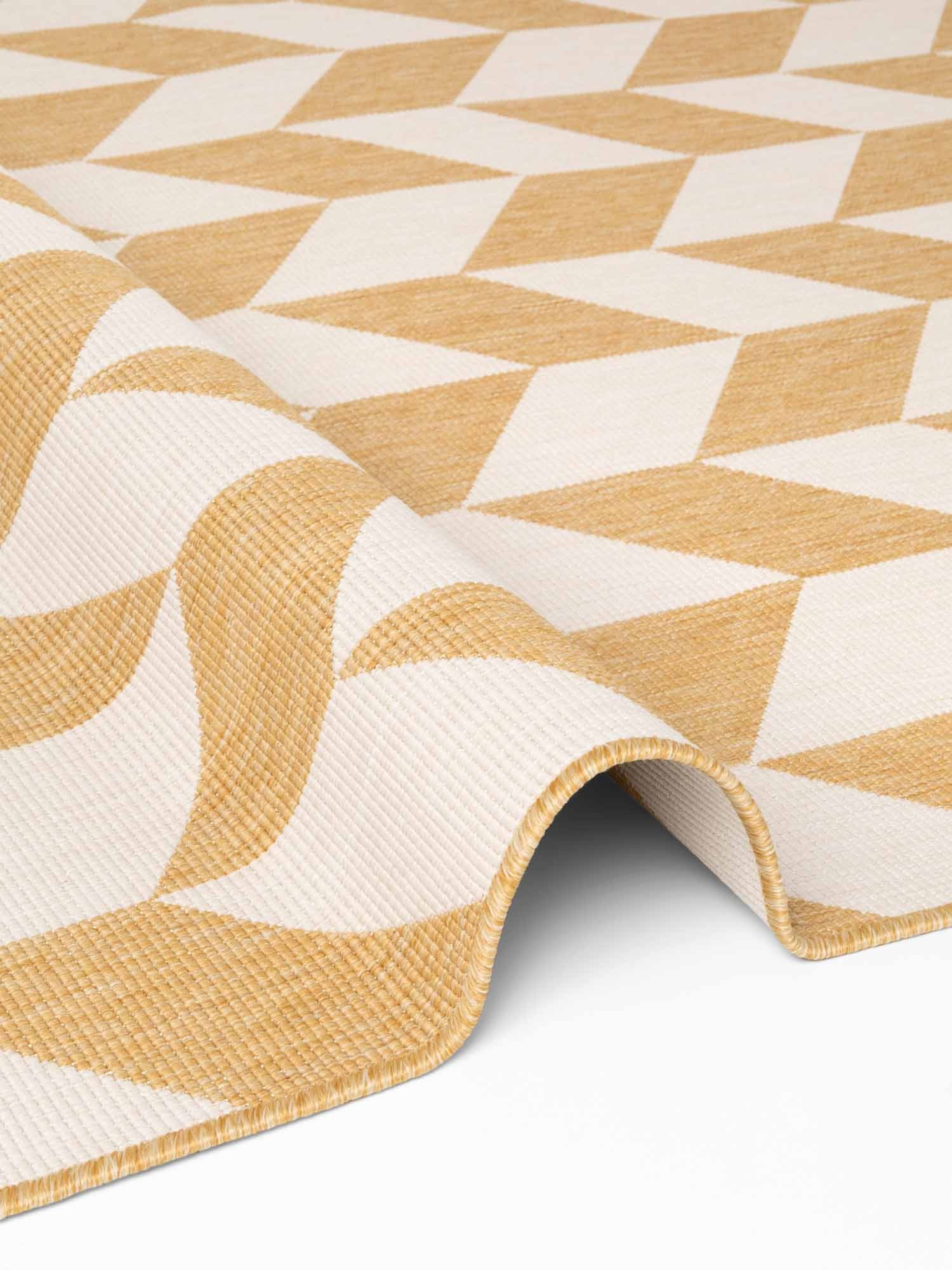 Ted Baker Teppich »Terrick , Wendeteppich« rechteckig 8 mm Höhe Designteppich, Wetterfest, Pflegeleicht, Modern, Wohnzimmer, Terrasse