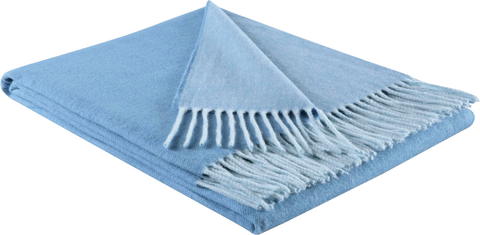 Image of BIEDERLACK Plaid »Twill«, mit frischen Uni-Farben, Kuscheldecke bei Ackermann Versand Schweiz