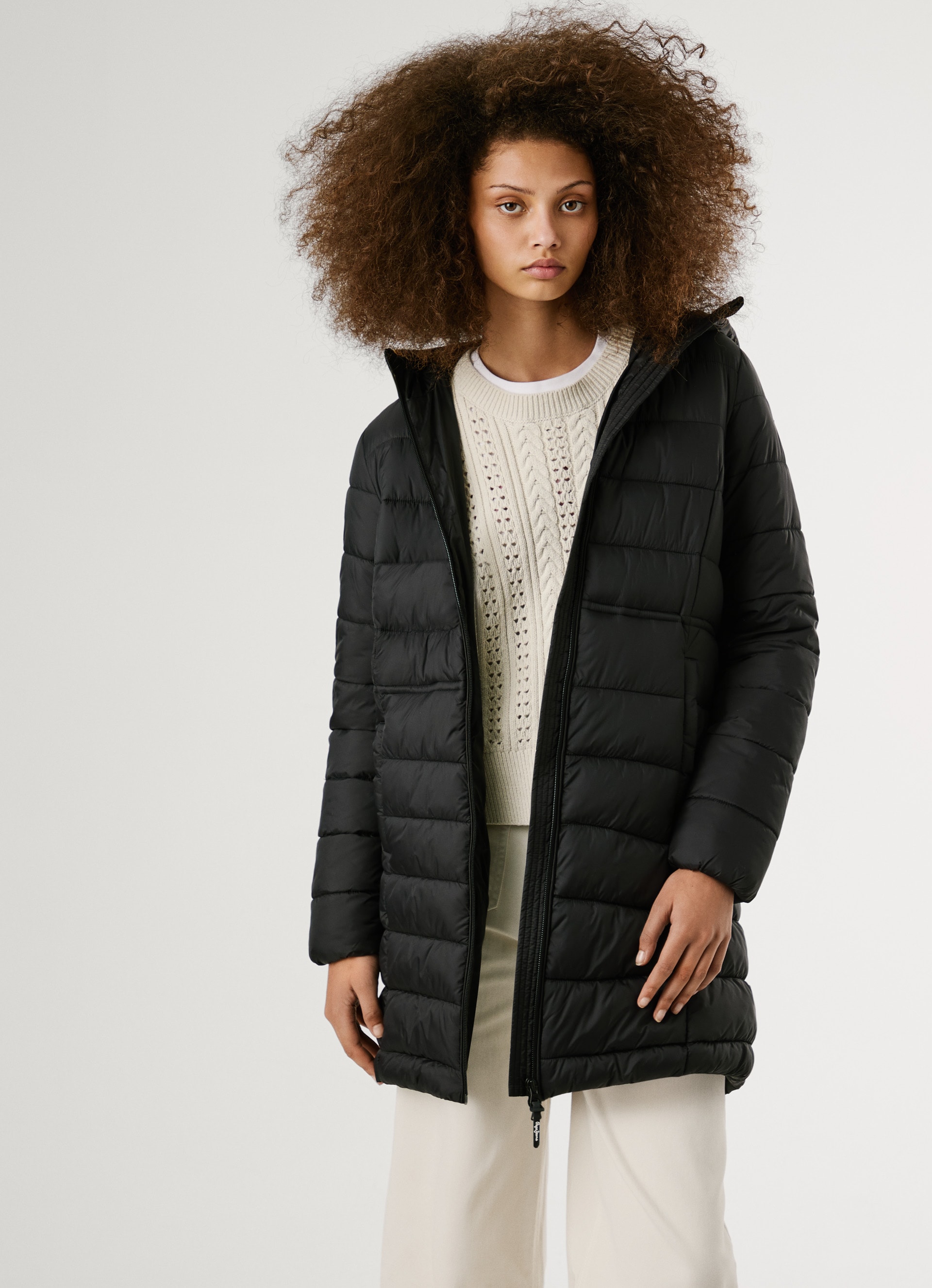 Image of Pepe Jeans Steppmantel "SALLY LONG" mit Kapuze