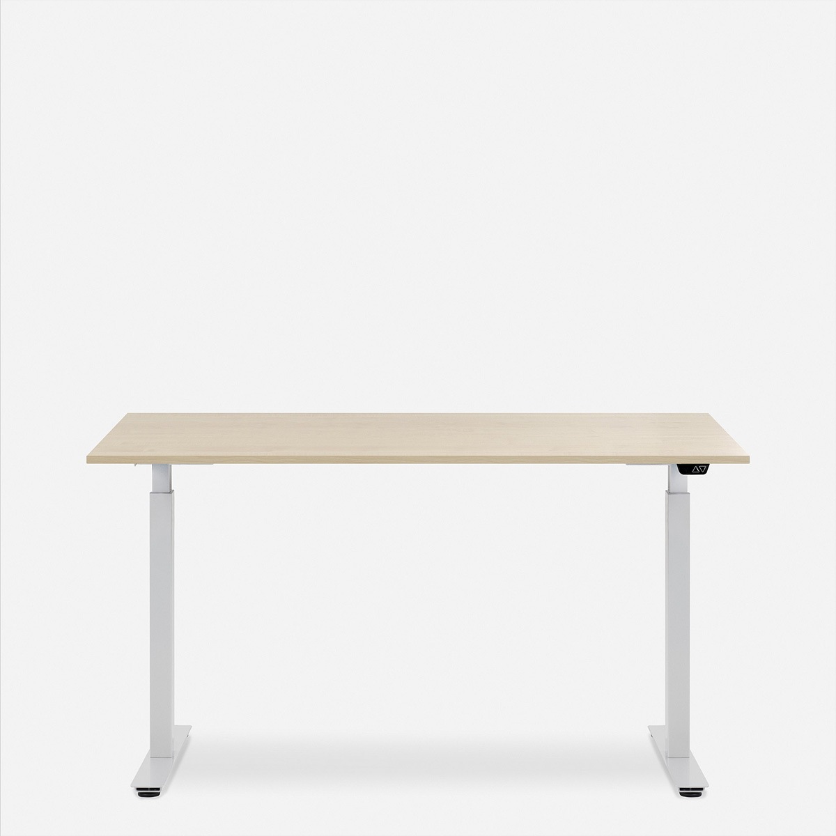  »WRK21 Schreibtisch Smart 180 x 80 cm, Höhenverstellbar, Mandal Ahorn / Weiss« ()