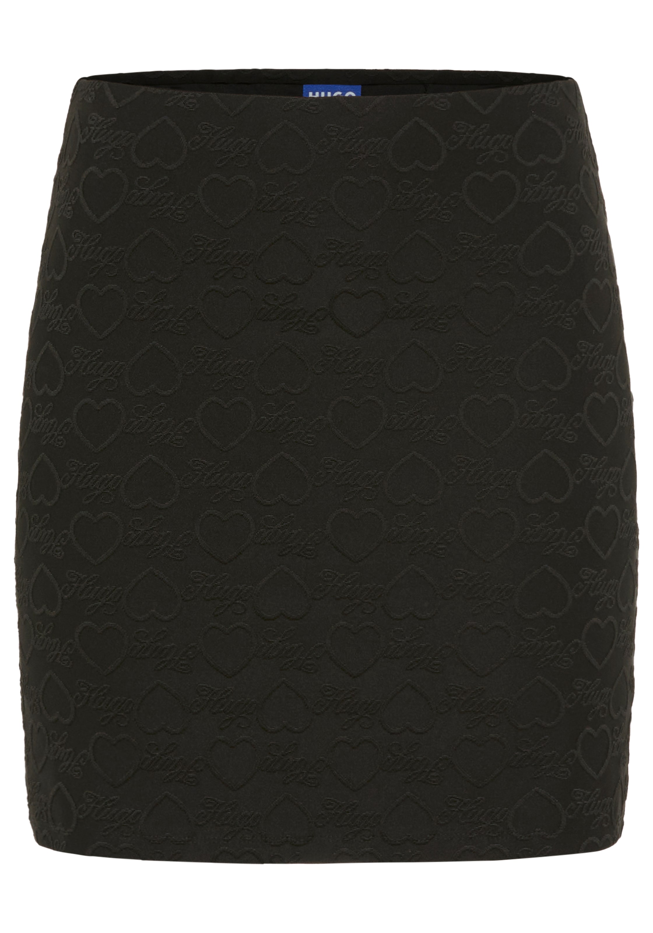 HUGO Minijupe »Nappley« avec jacquard logo cœur
