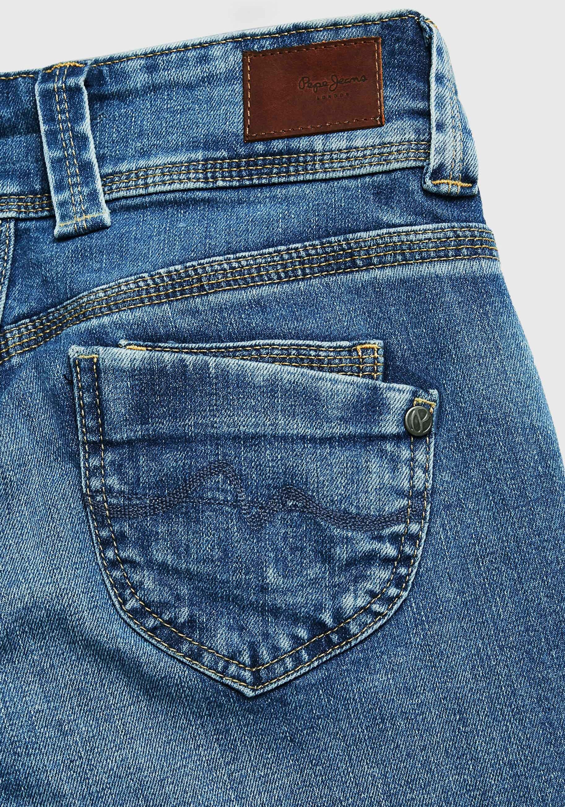 ♕ Pepe Jeans Regular-fit-Jeans »VENUS«, mit Badge versandkostenfrei  bestellen