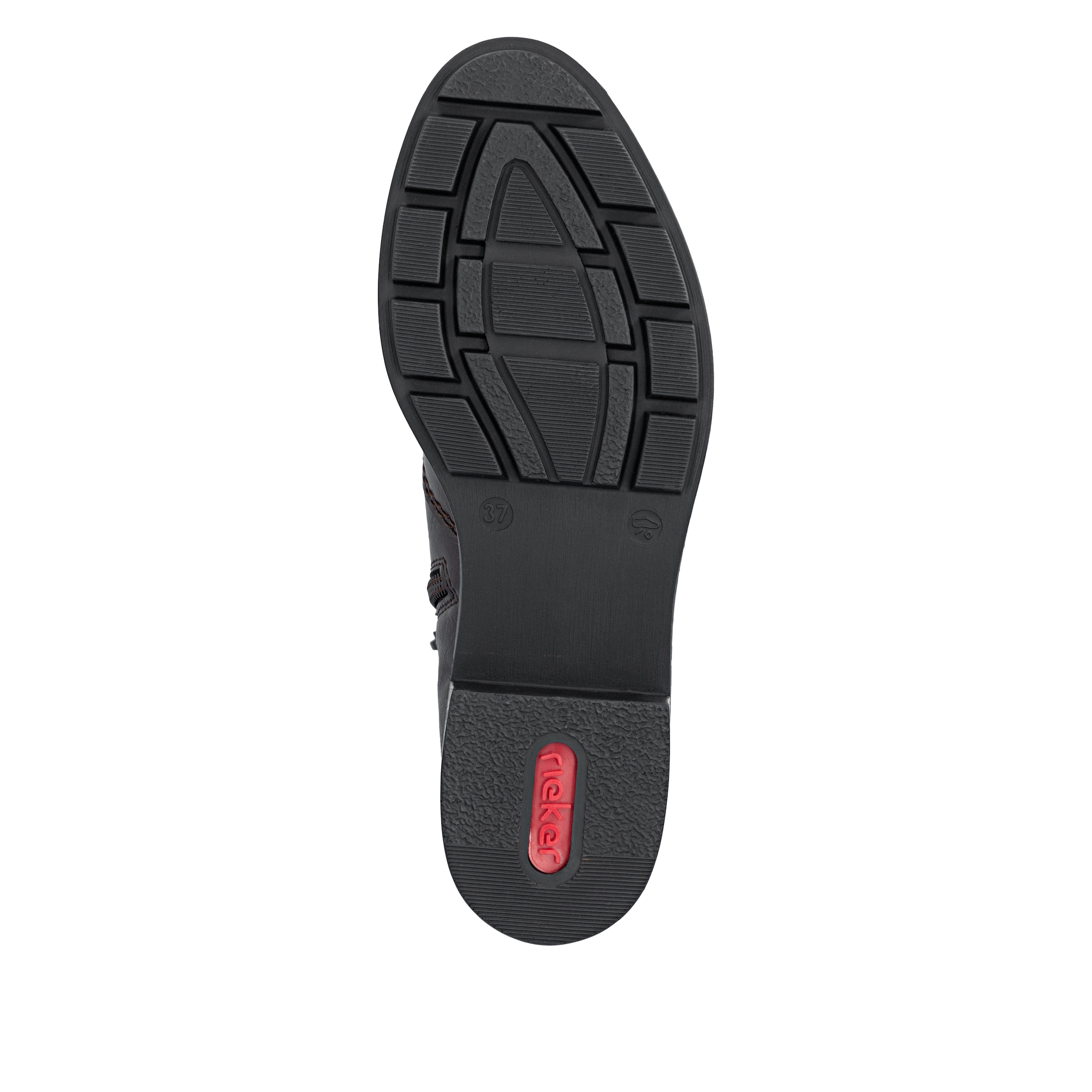 Rieker Winterstiefelette  Reissverschluss-Boots mit Zierkordel und slouchy Schaft