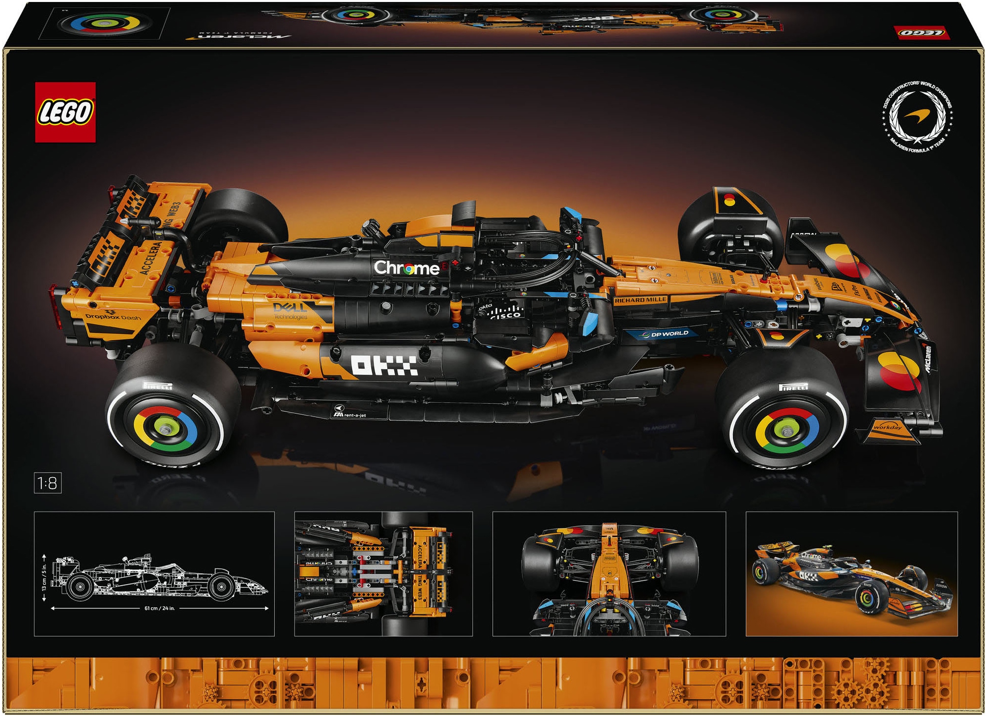 LEGO® Pions de construction »McLaren MCL39 F1 Rennwagen (42228), LEGO Technic«