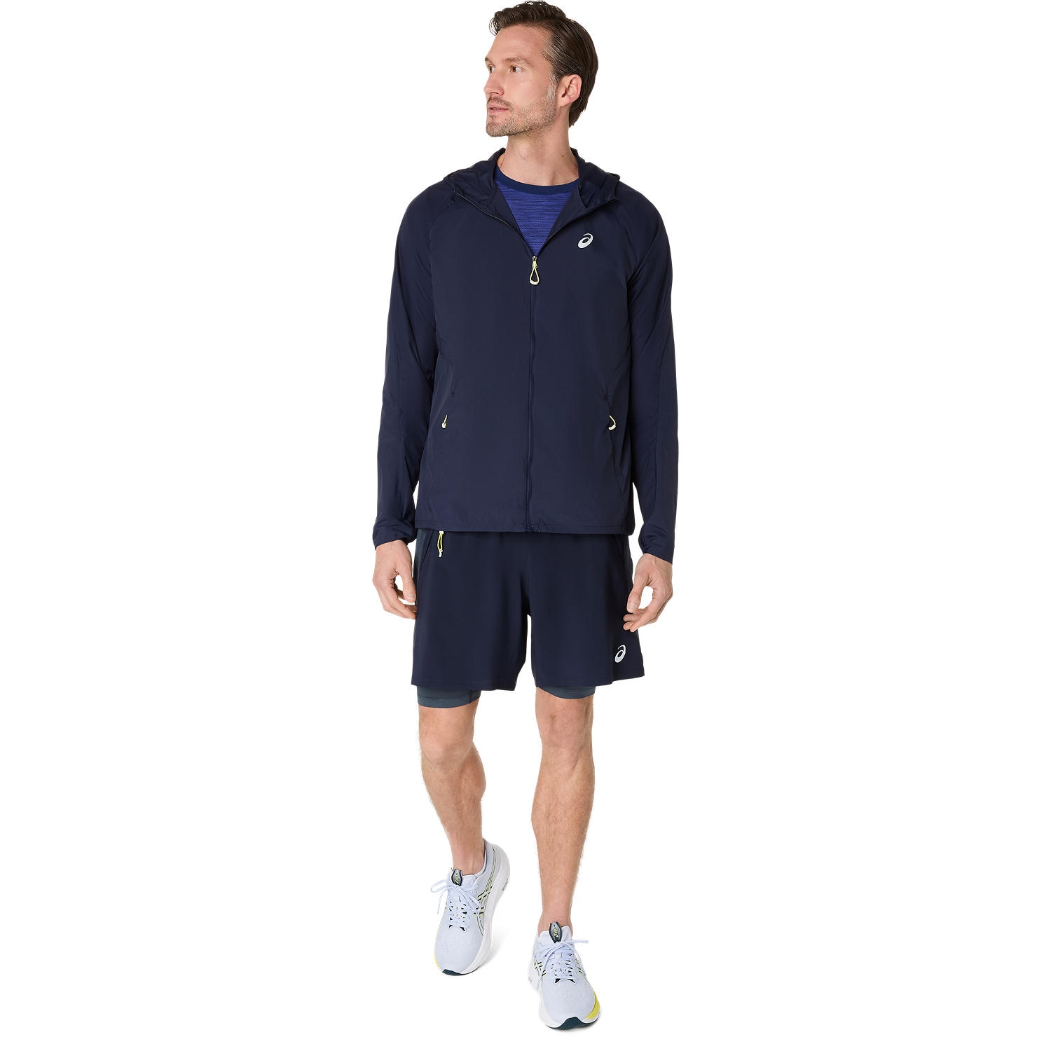 Asics Laufjacke »ROAD PACKABLE JACKET«, mit Kapuze