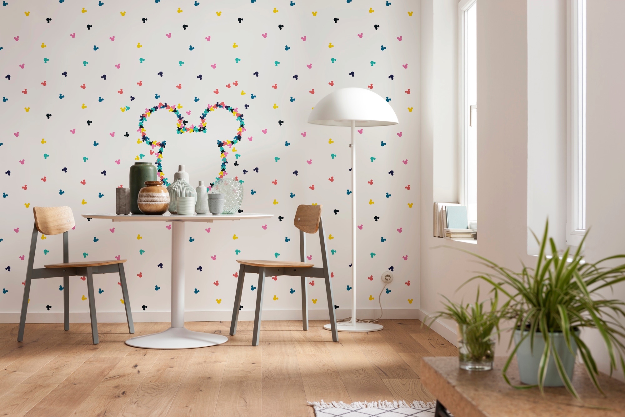 Komar Vliestapete »Digitaldruck Vlies - Mickey Heads-Up - Grösse 400 x 280 cm«, bedruckt, Kinderzimmer