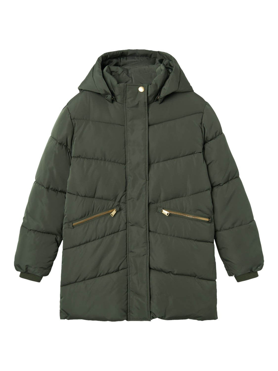 Name It Outdoorjacke »NKFMEMO JACKET LONG TB«, mit Kapuze, mit dekorativen und reflektierenden Details