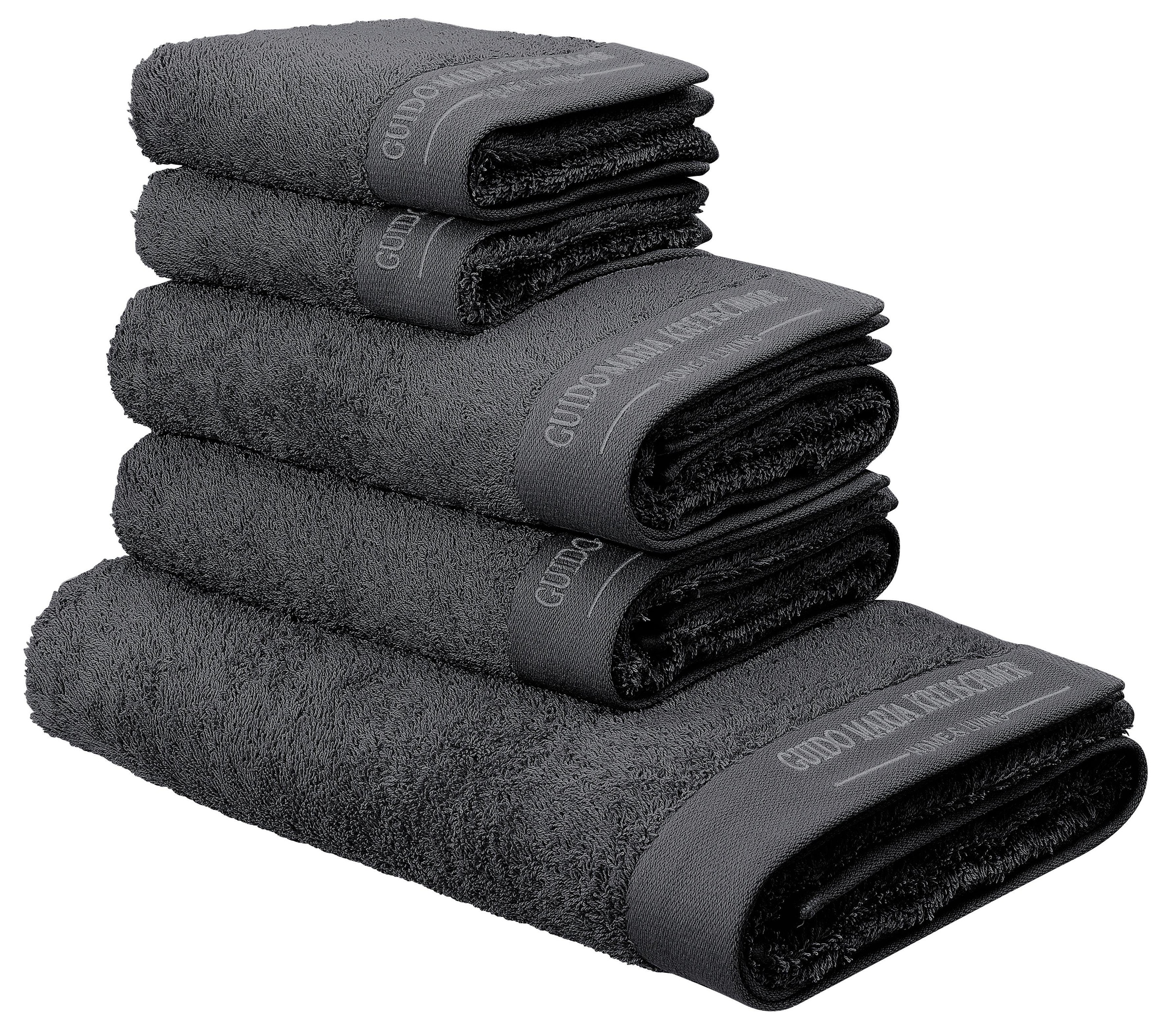 Image of Guido Maria Kretschmer Home&Living Handtuch Set »Mila«, 5 tlg., Walkfrottee, mit GMK Logo, democratichome edition bei Ackermann Versand Schweiz