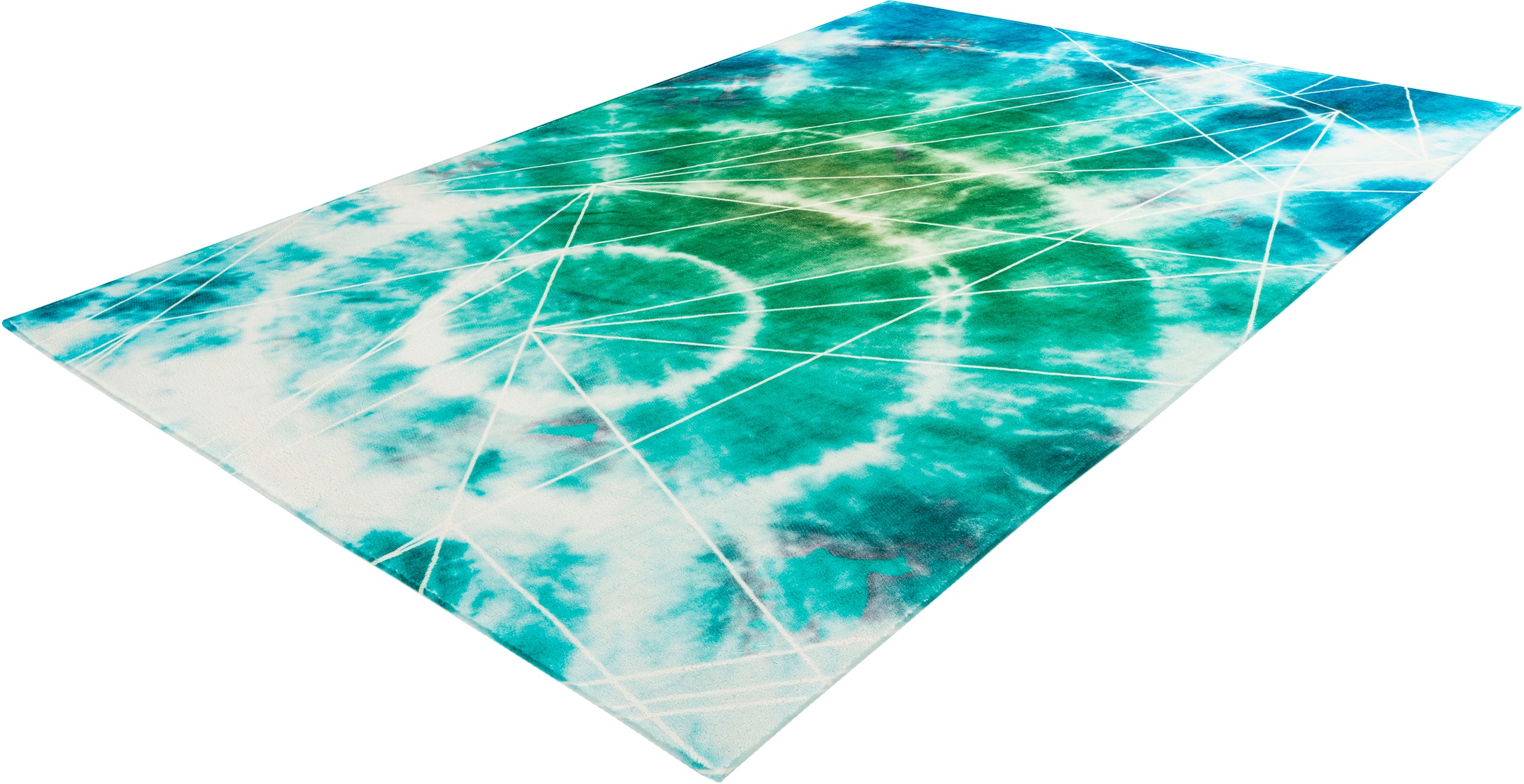 Image of Obsession Teppich »My Batik 155«, rechteckig, 13 mm Höhe, Kurzflor, modernes Batik-Design, ideal im Wohnzimmer, Schlafzimmer & Jugendzimmer bei Ackermann Versand Schweiz