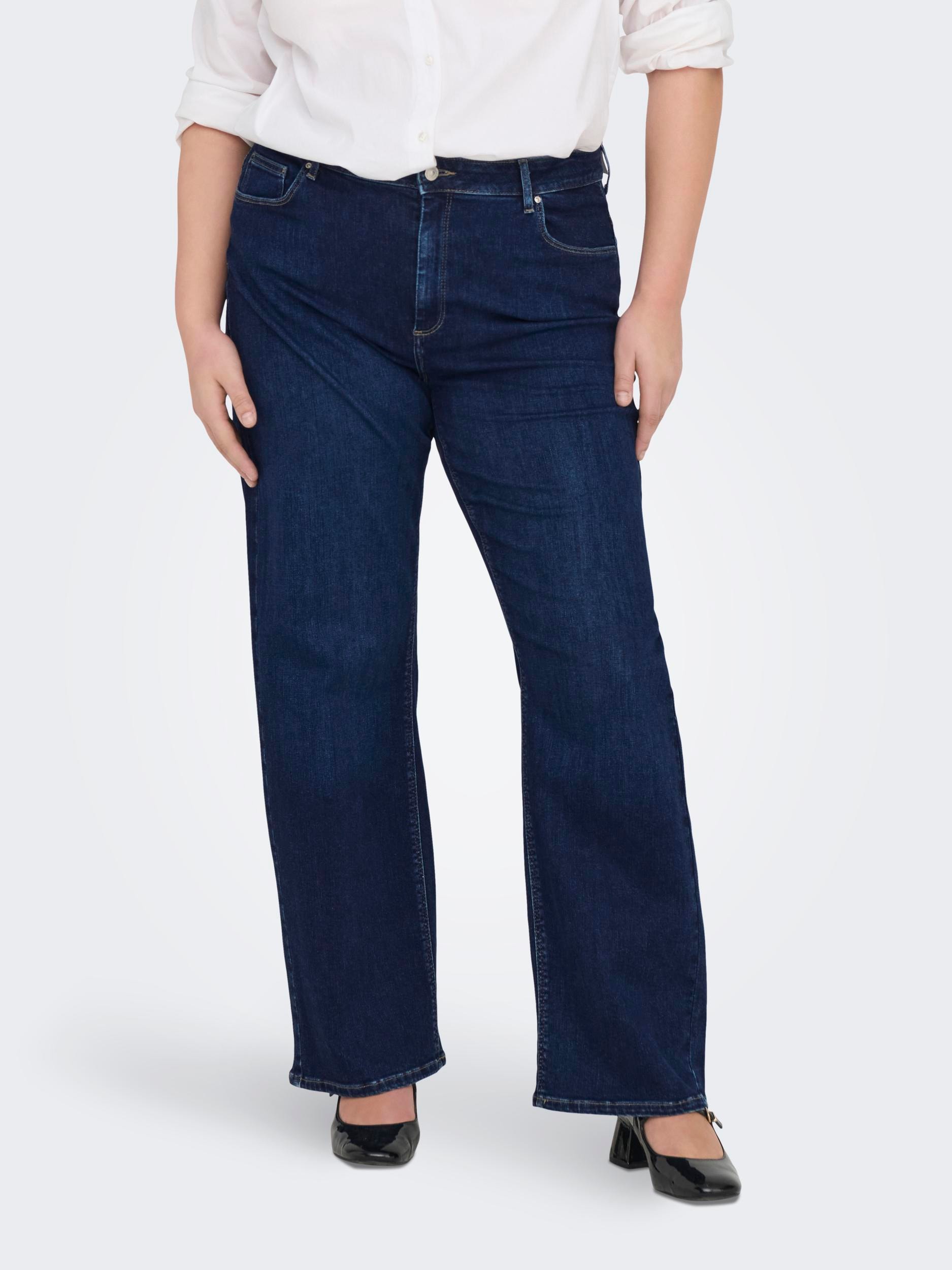 High-waist-Jeans »CARWILLY HW WIDE JEANS CRO NOOS«