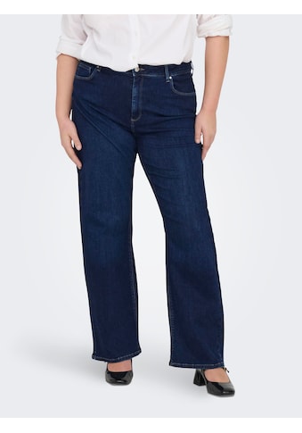 High-waist-Jeans »CARWILLY HW WIDE JEANS CRO NOOS«