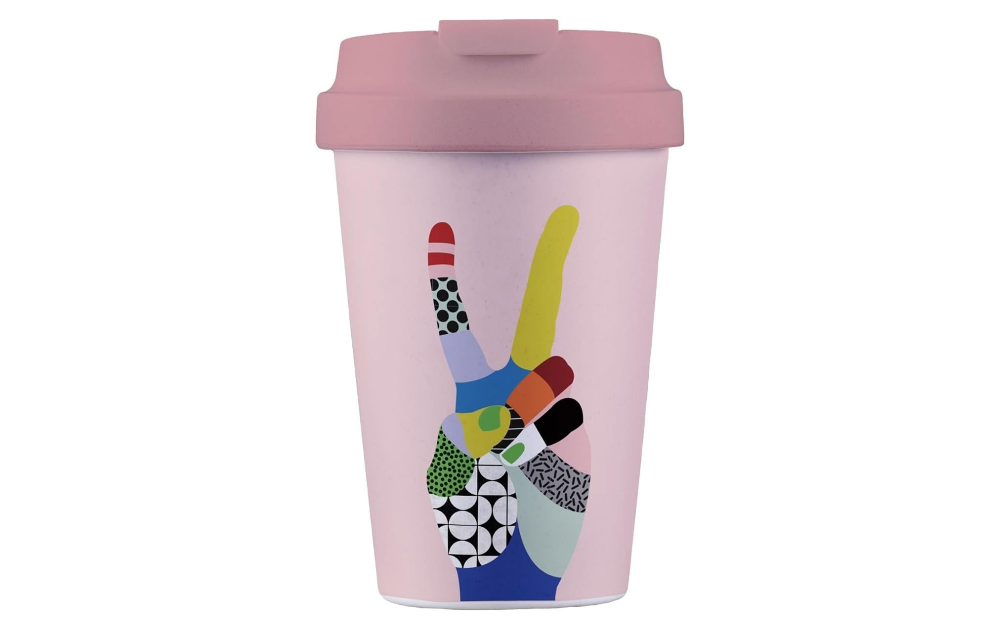 Image of Coffee-to-go-Becher "BioLoco Easy Cup-Peace 350 ml"