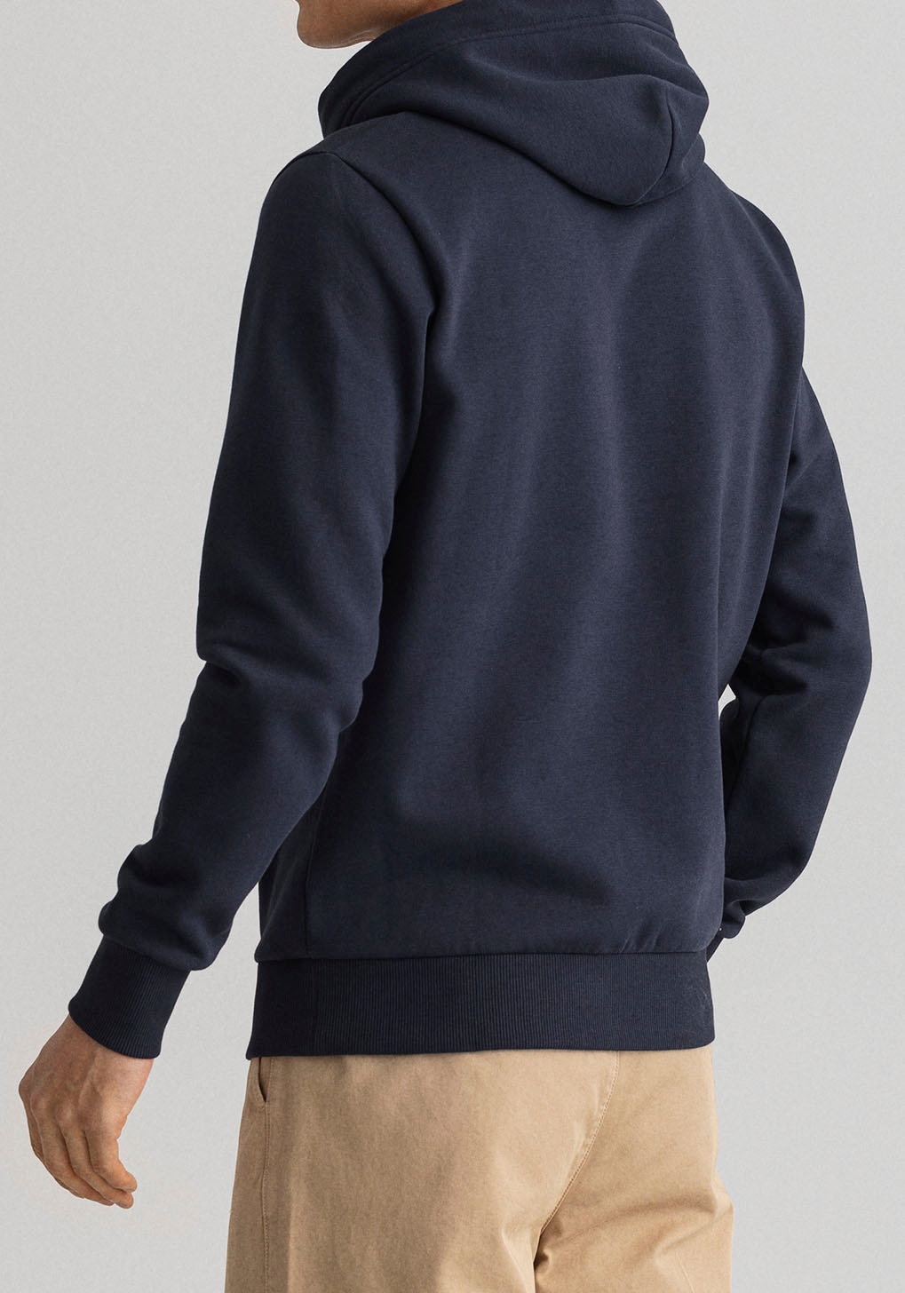 Gant Kapuzensweatshirt »TONAL ARCHIVE SHIELD«, mit Bündchen an Ärmel und Saum