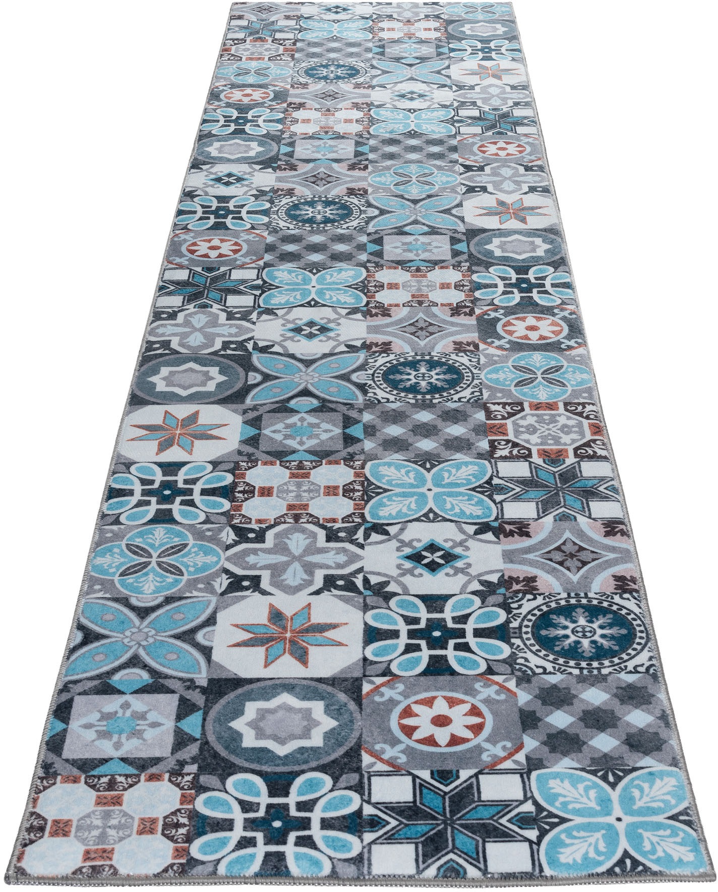 Image of Sehrazat Küchenläufer »Kitchen Premium 3019«, rechteckig, 8 mm Höhe, waschbar, Flachgewebe, Teppich-Läufer, rutschfest, Kurzflor,Pflegeleicht bei Ackermann Versand Schweiz