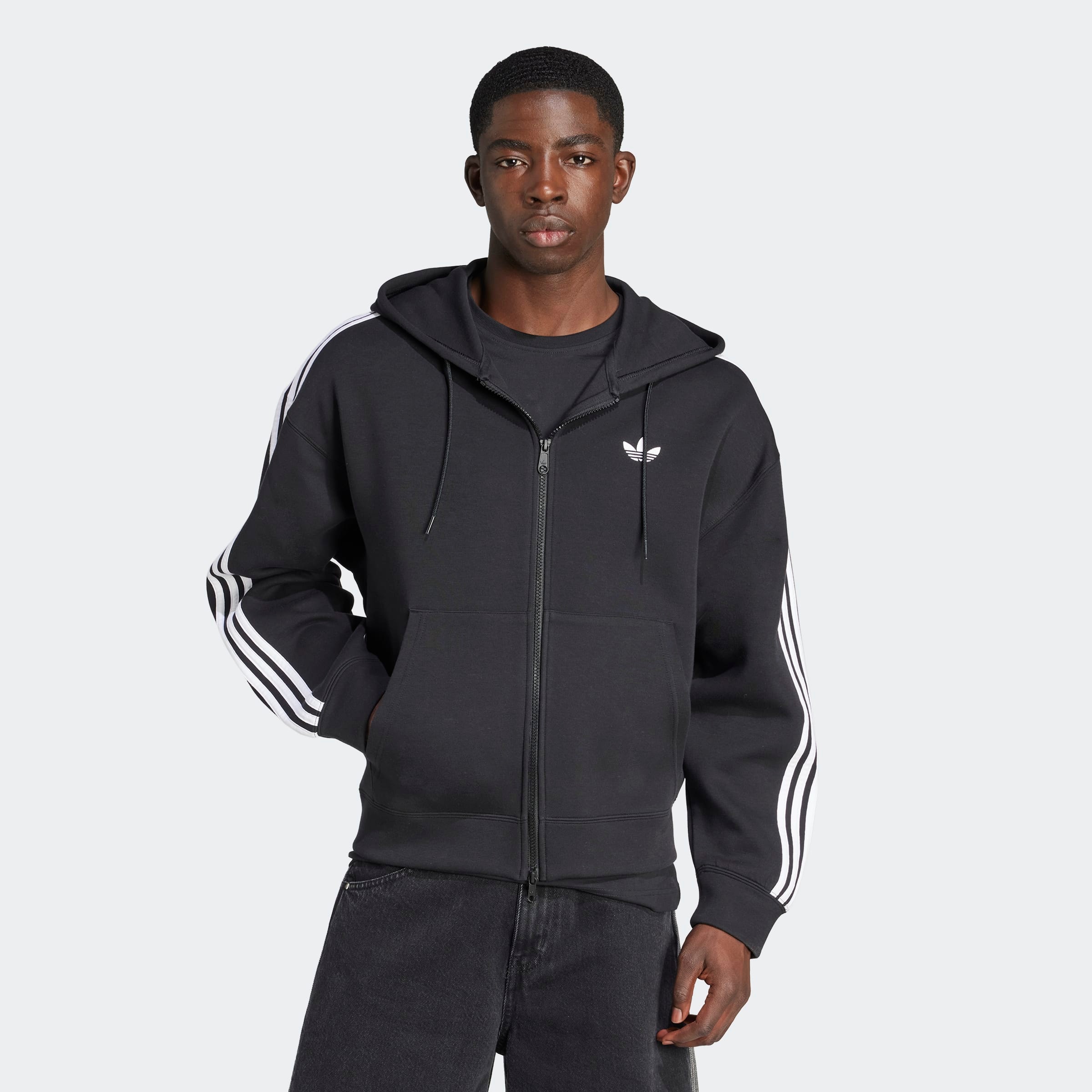 adidas Originals Sweat à capuche »SPACER HOODIE«, mit Reissverschluss, lockere Oversize-Passform
