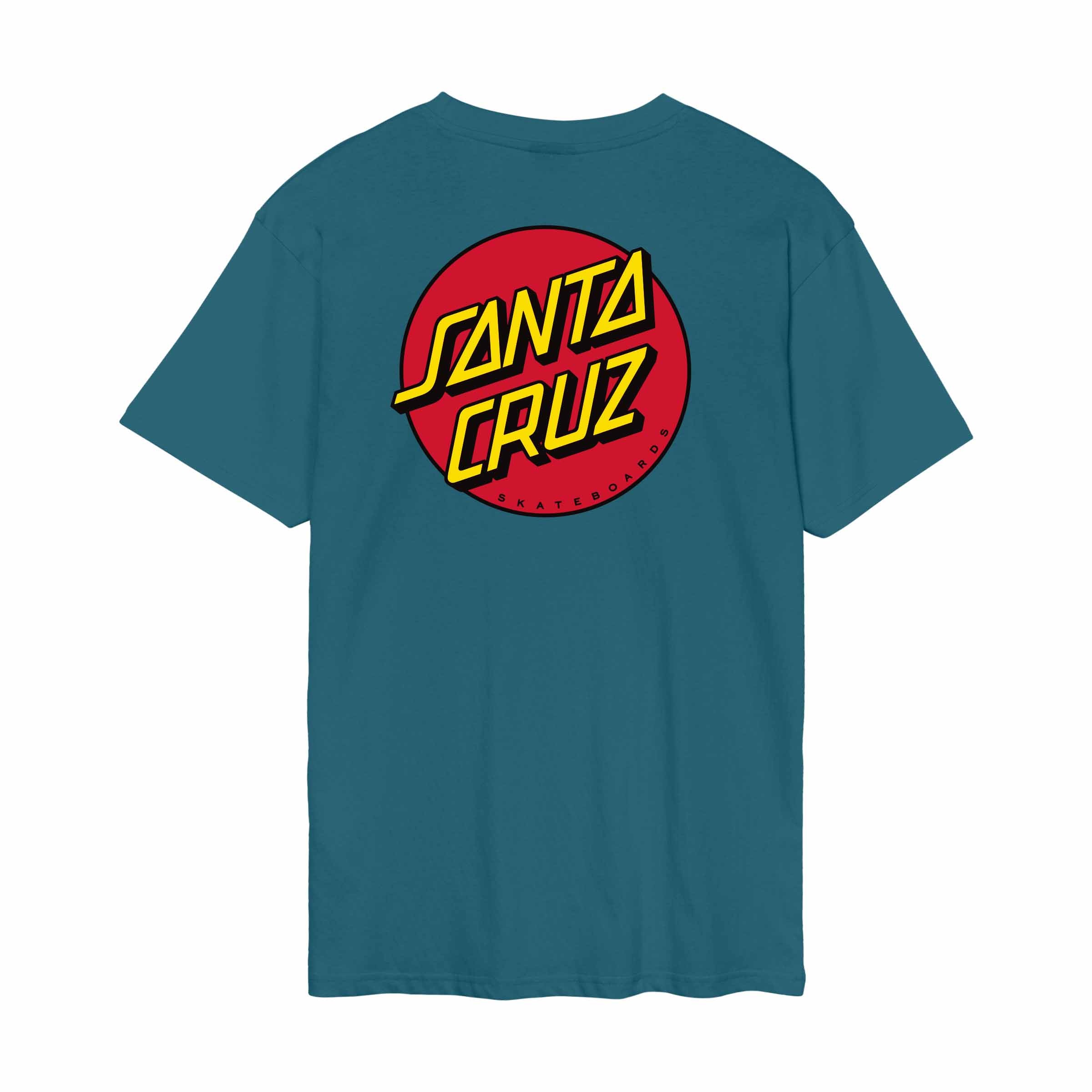 Image of Santa Cruz T-Shirt "CLASSIC DOT CHEST T-SHIRT" für sportliche Aktivitäten, sportlicher Stil, für Sportmode