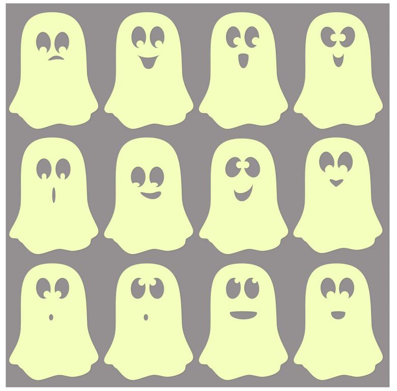 Image of Wall-Art Wandtattoo »Leuchtsticker Niedliche Geister«, (1 St.) bei Ackermann Versand Schweiz