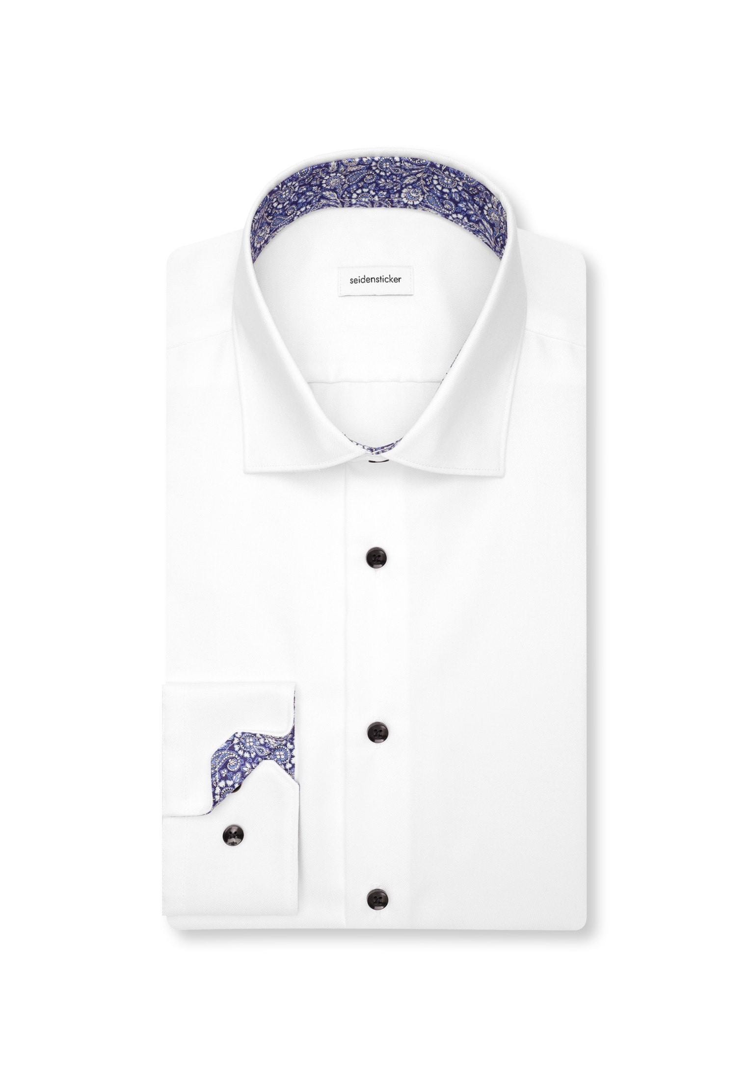 seidensticker Businesshemd »Schwarze Rose« Slim 1/1 Kentkragen Uni