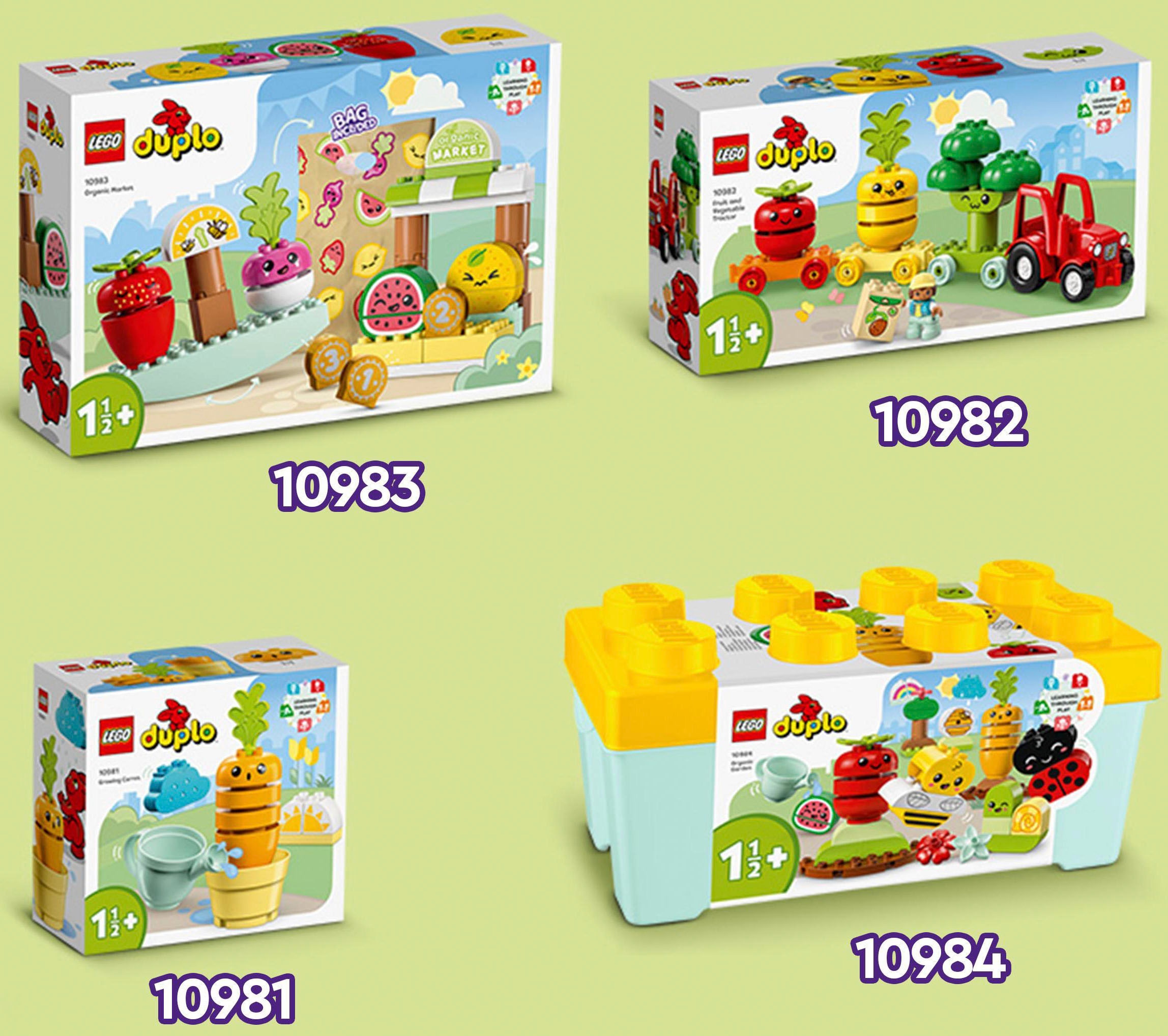 LEGO® Konstruktionsspielsteine »Biogarten (10984), LEGO® DUPLO My First«, (43 St.)