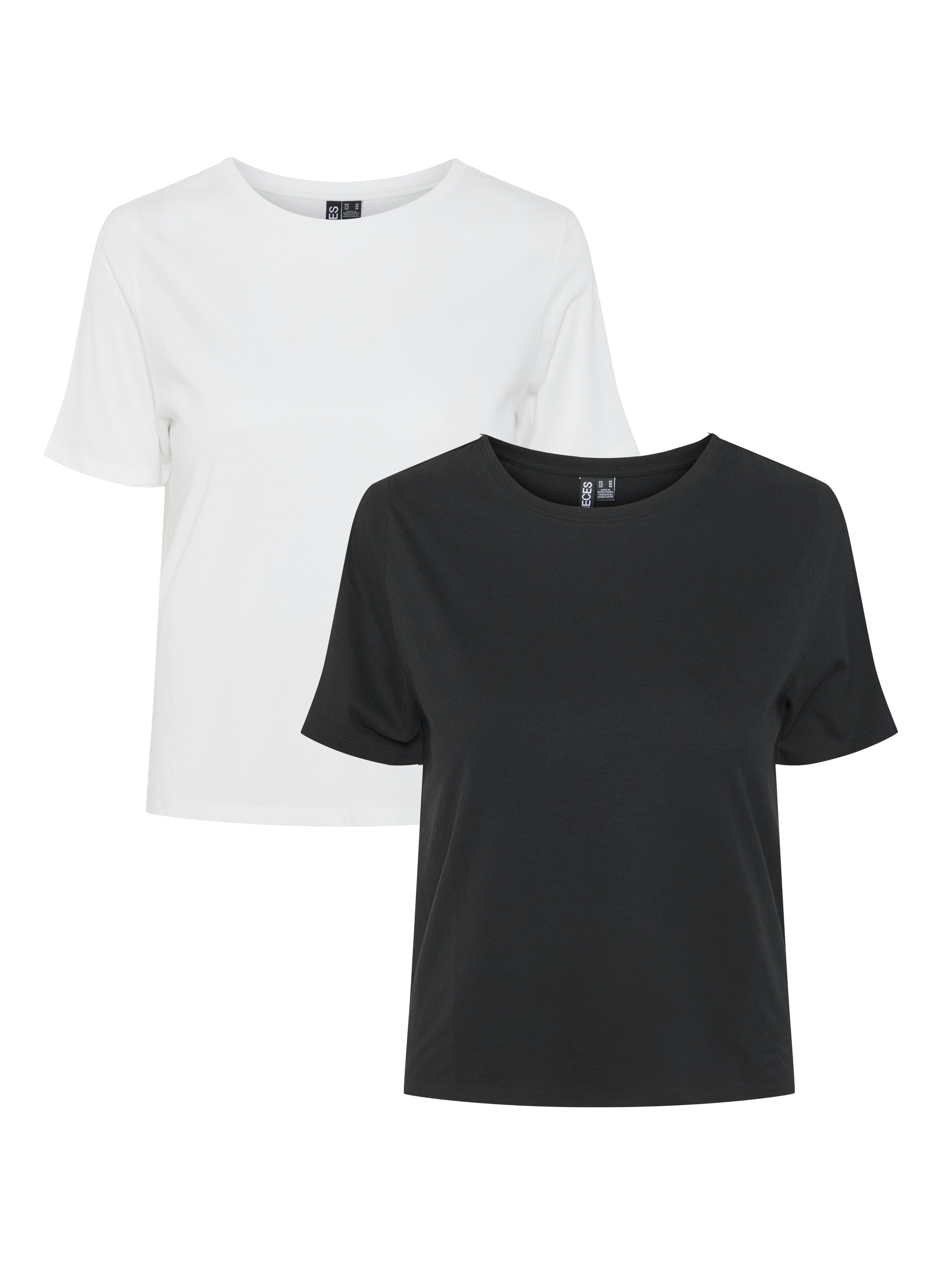 Image of pieces Kurzarmshirt "PCAMIRA SS TEE 2-PACK NOOS BC" Packung, 2 tlg.