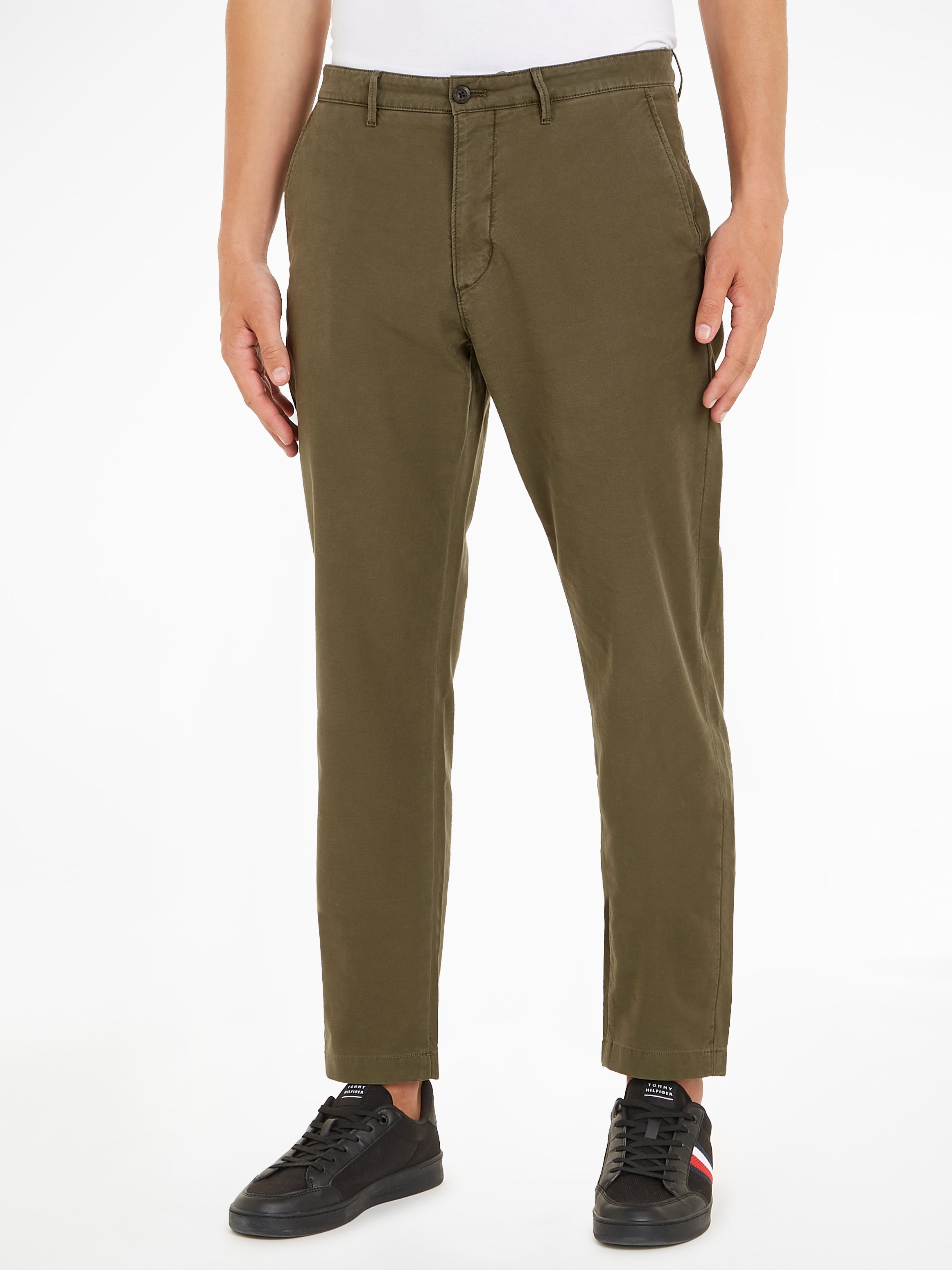 Image of Tommy Hilfiger Chinohose "CHINO CHELSEA GABARDINE GMD" mit Logostickerei auf der Hintertasche