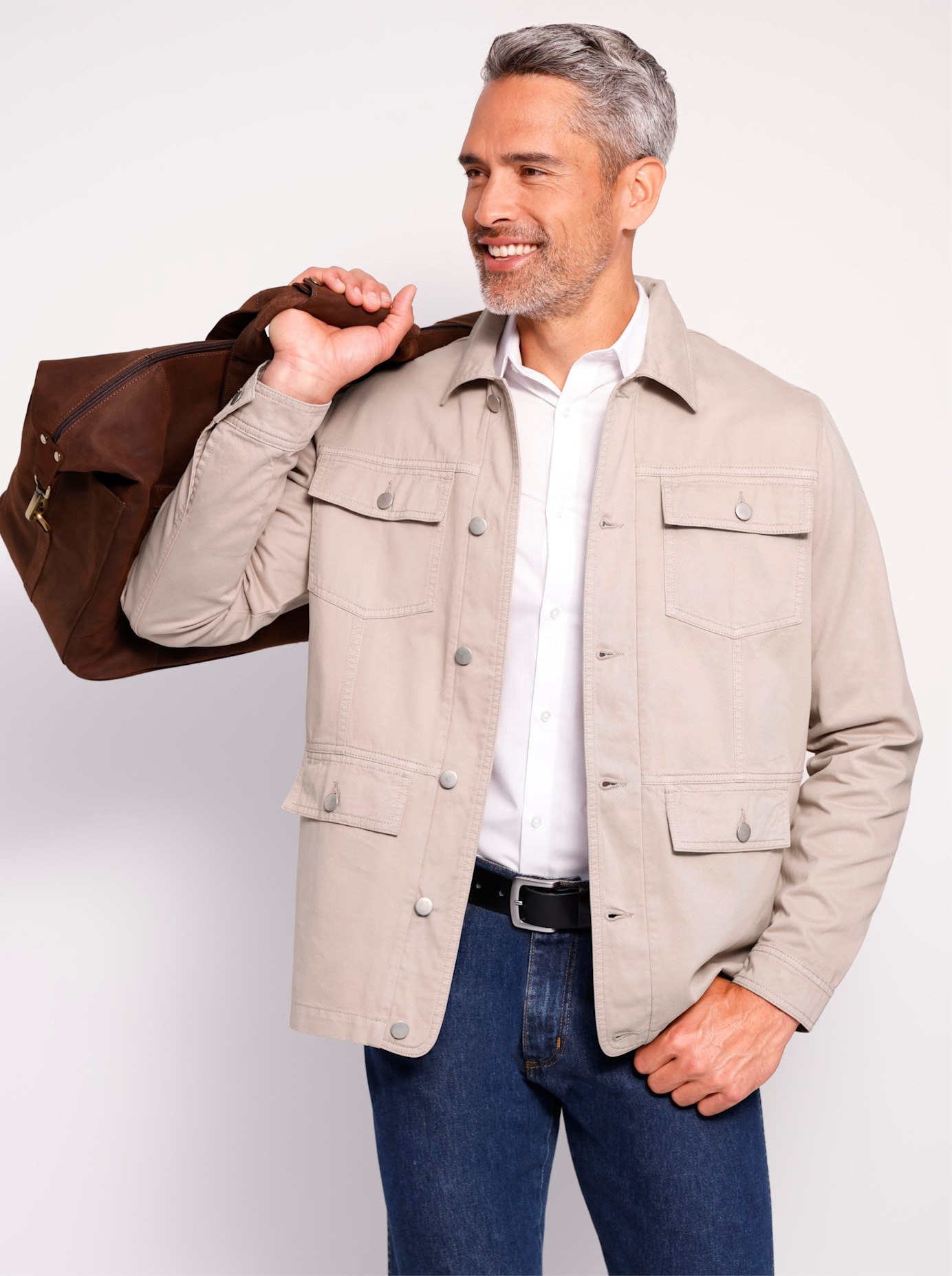 Classic Veste longue ohne Kapuze